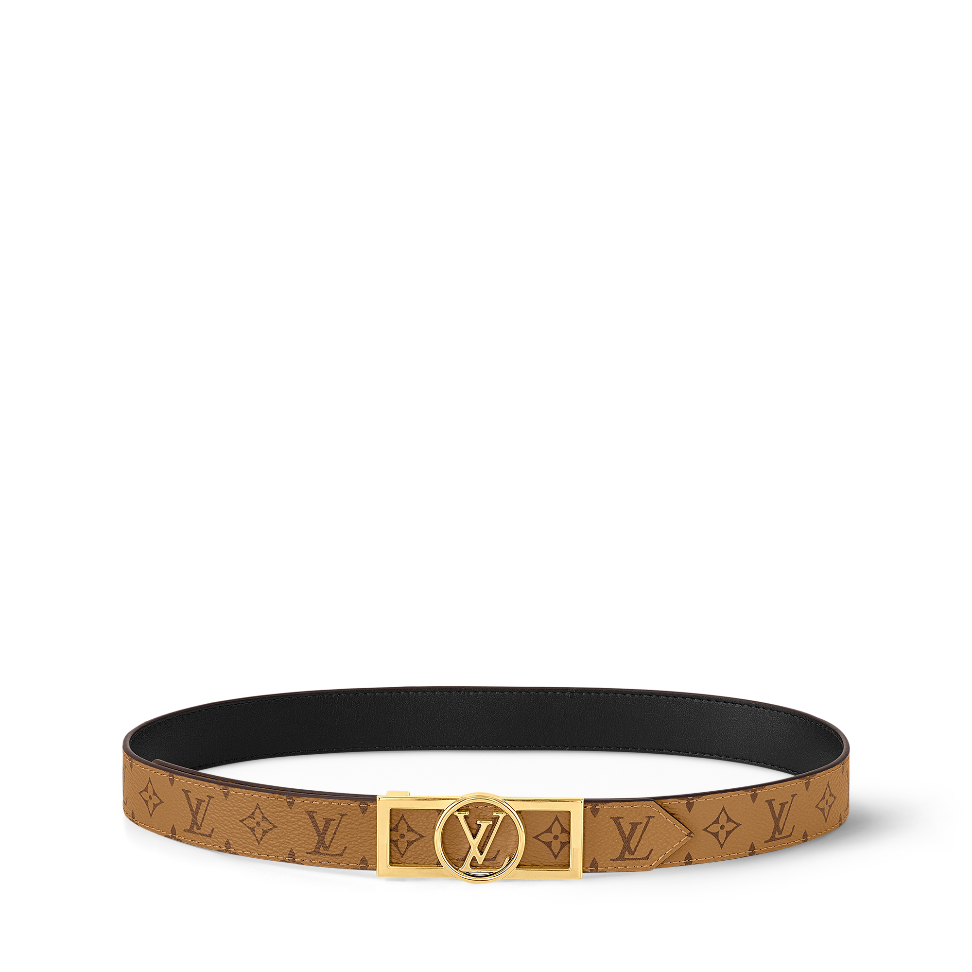 Dauphine 25毫米雙面皮帶 其他 Monogram 帆布 in 女士