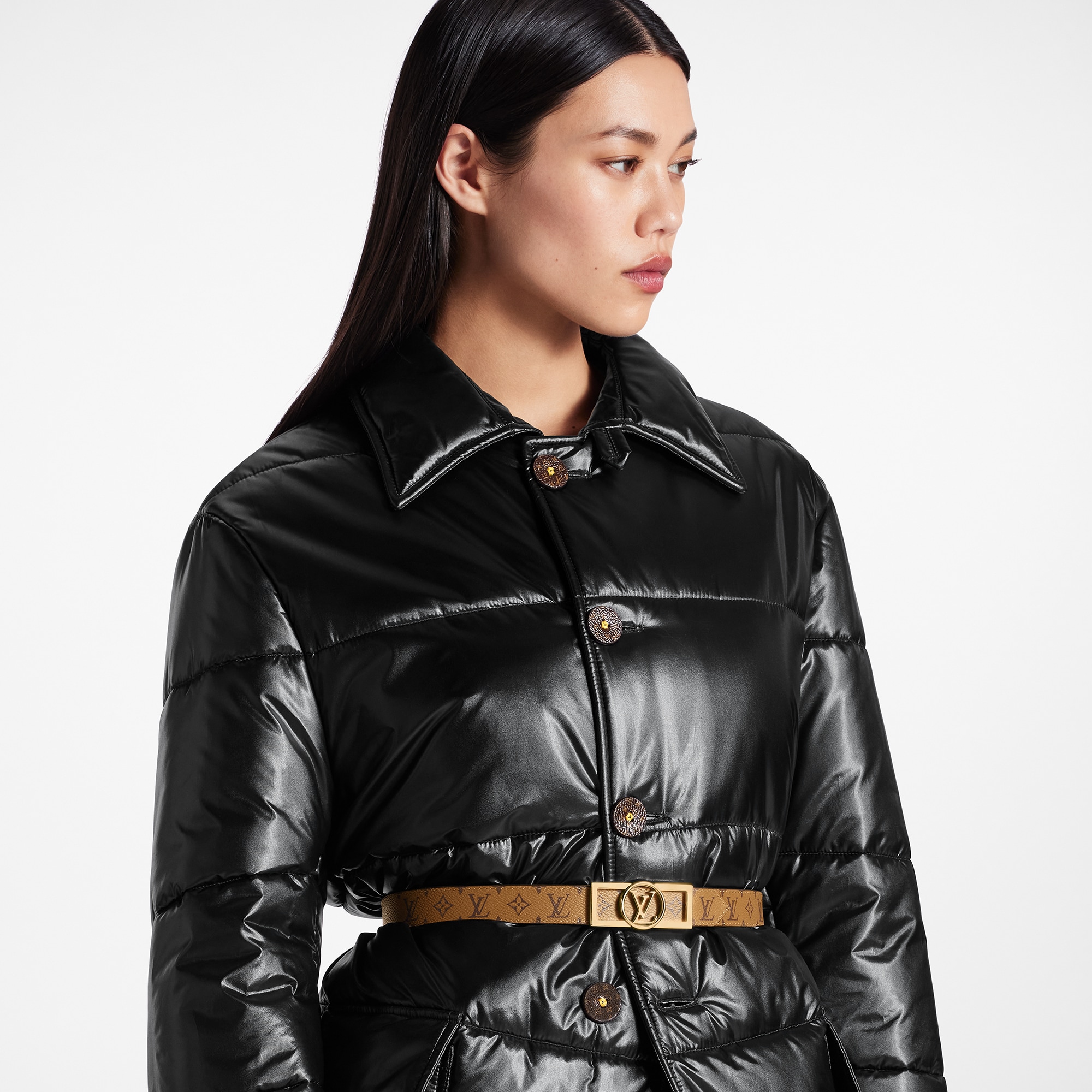 Dauphine 25毫米雙面皮帶 其他 Monogram 帆布 in 女士