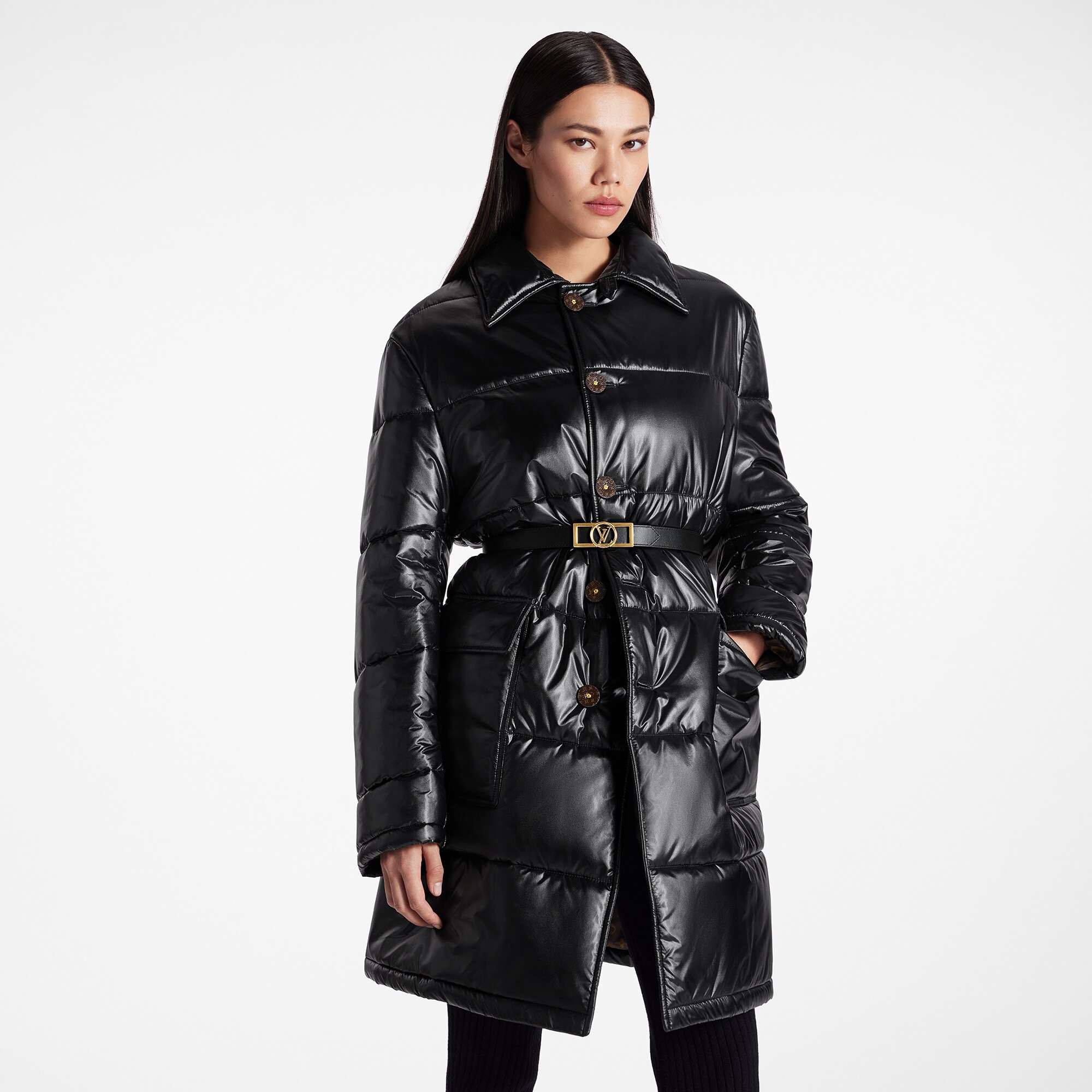 Dauphine 25毫米雙面皮帶 其他 Monogram 帆布 in 女士