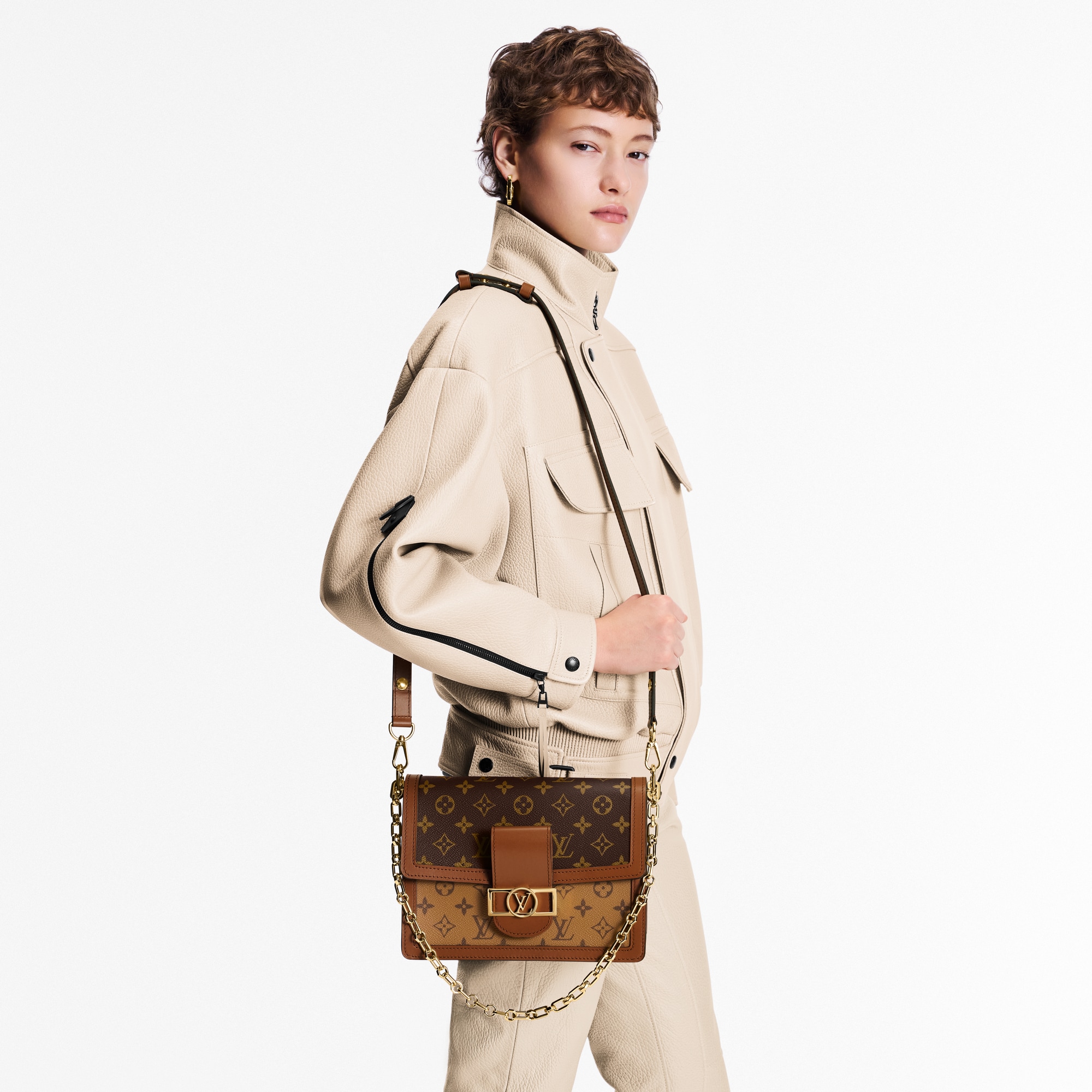 Dauphine MM 其他 Monogram 帆布 in 女士