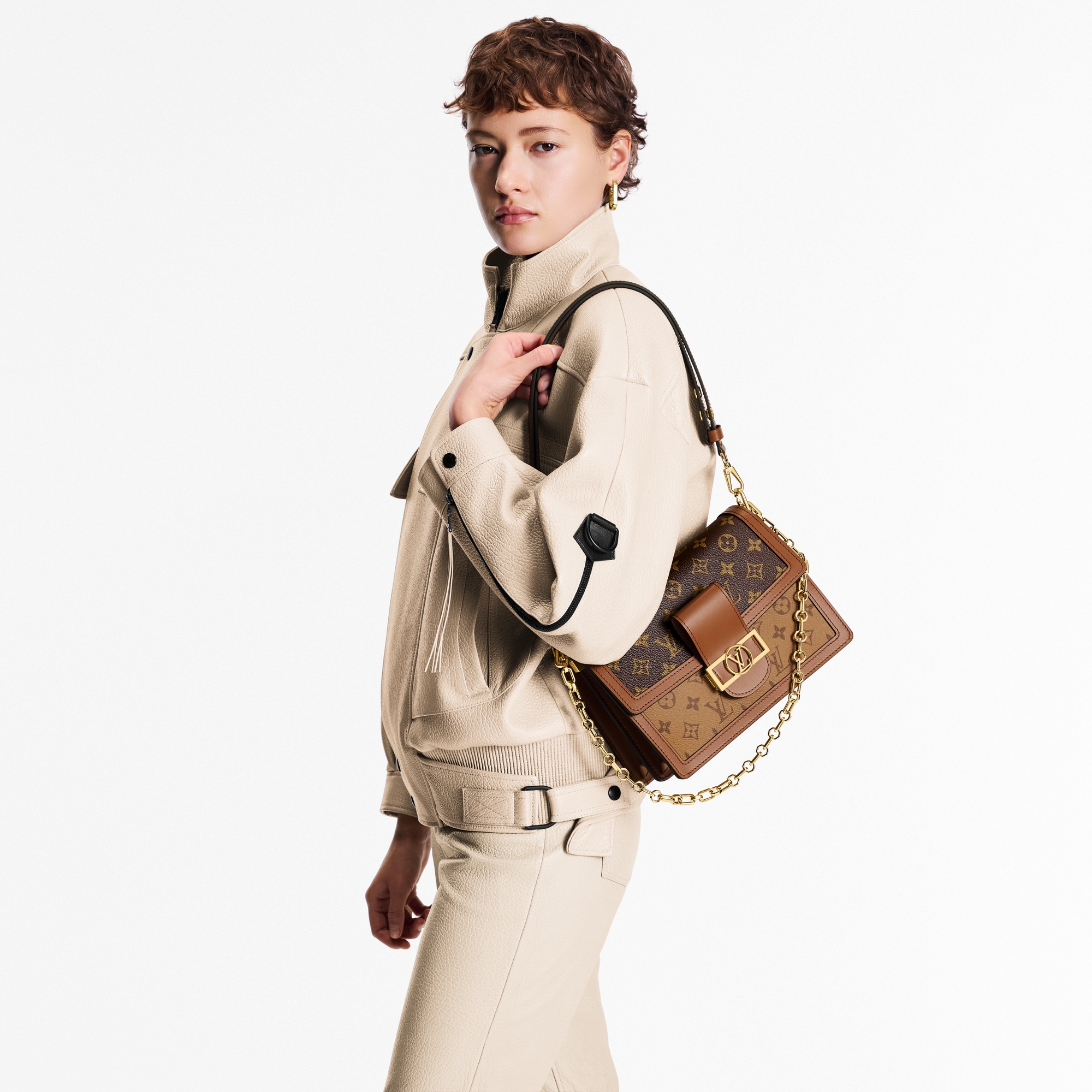 Dauphine MM 其他 Monogram 帆布 in 女士