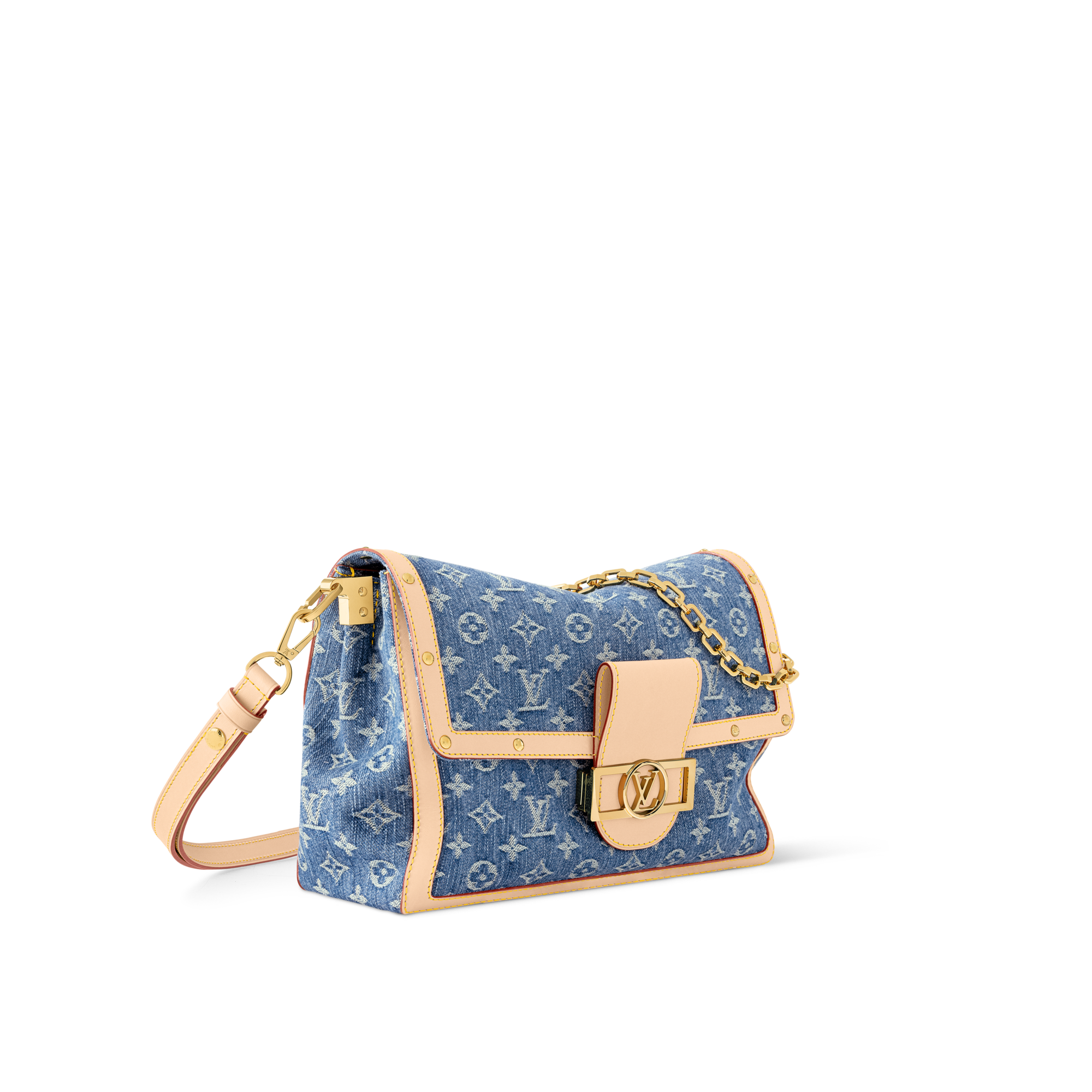 Dauphine Soft GM Monogram Denim in 時尚包包及小型皮件