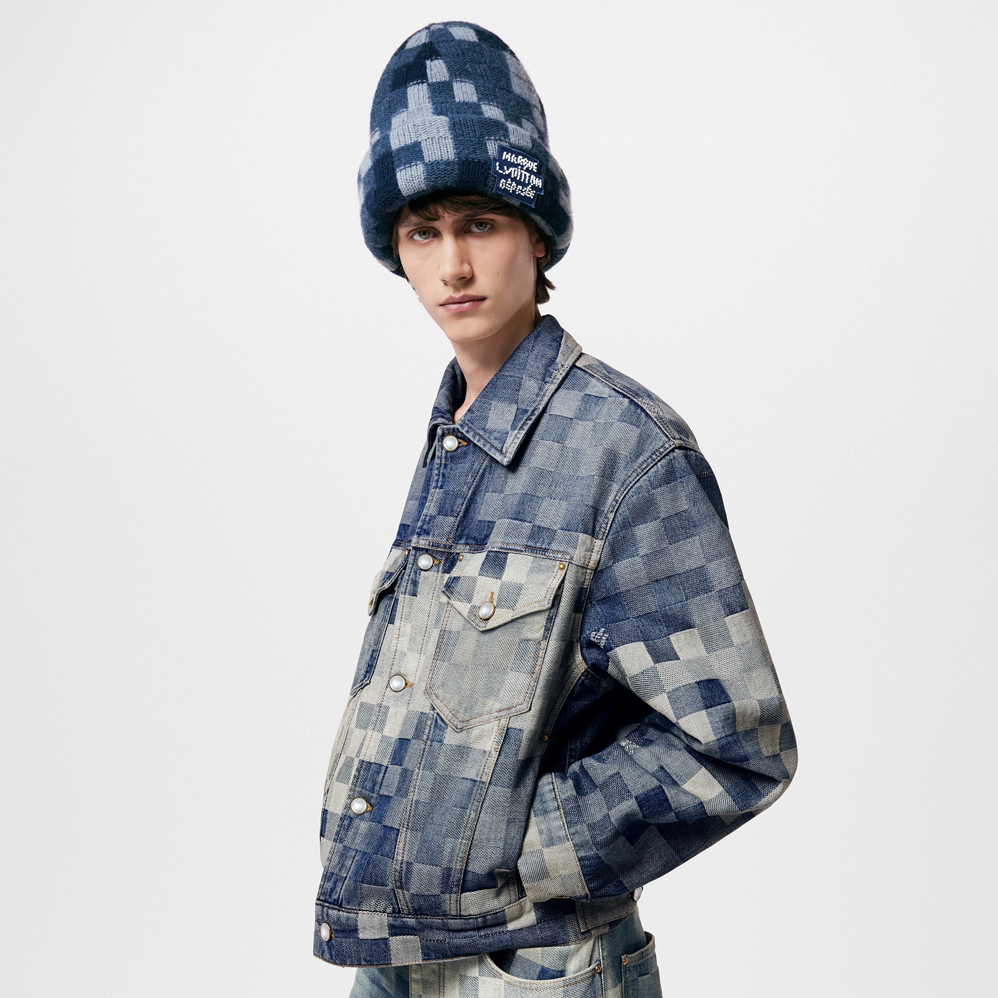Denim 帽子 . in 男士