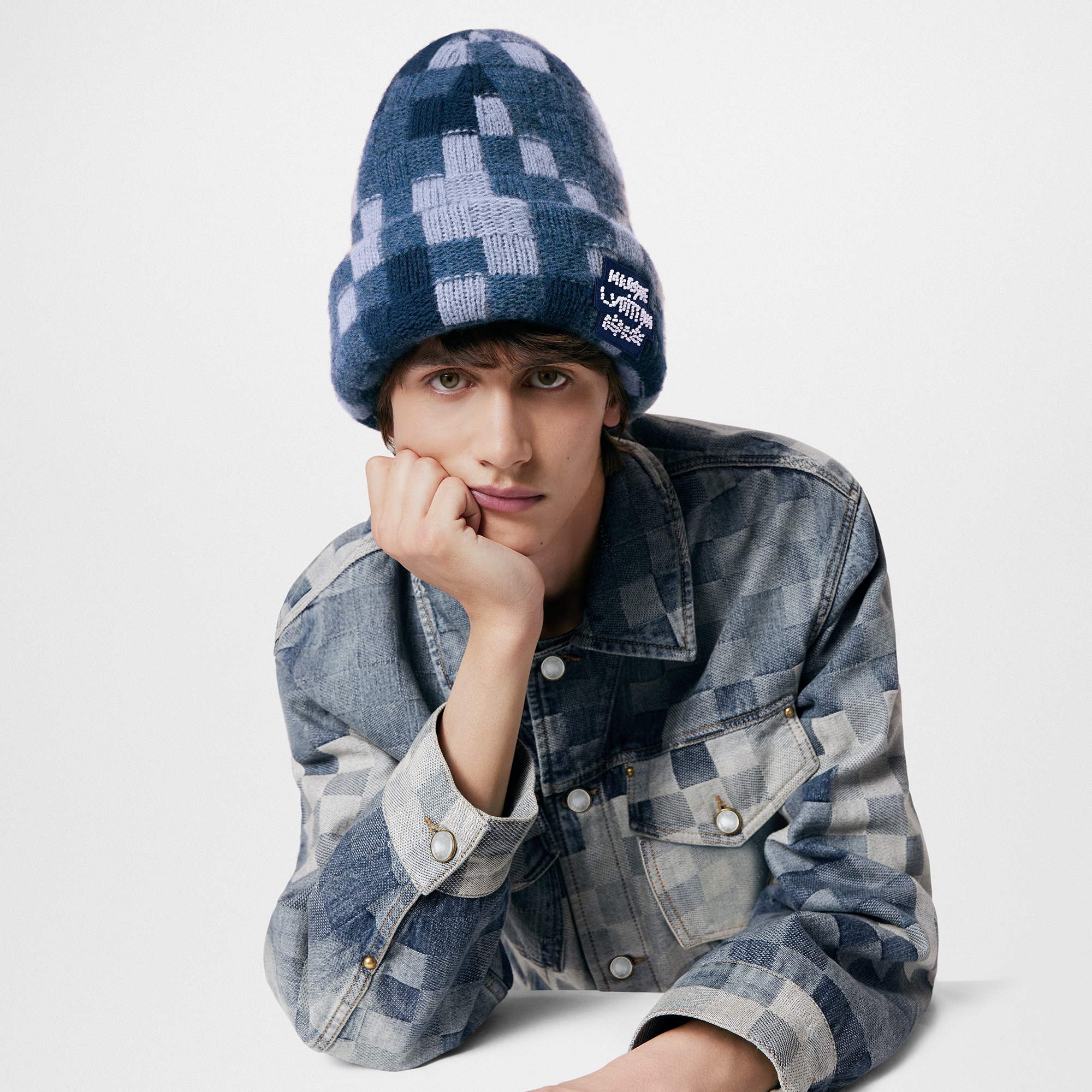 Denim 帽子 . in 男士