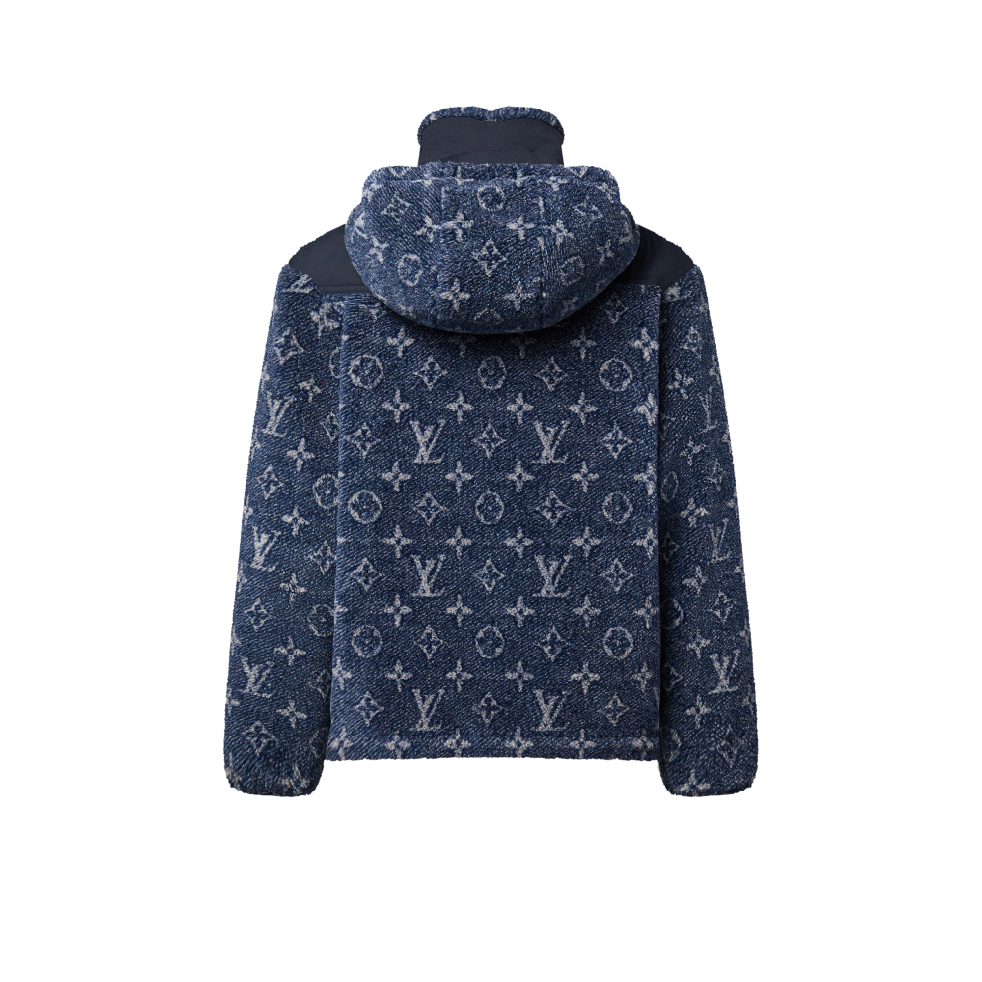 牛仔布效果 Monogram 圖案抓絨外套  in 女士