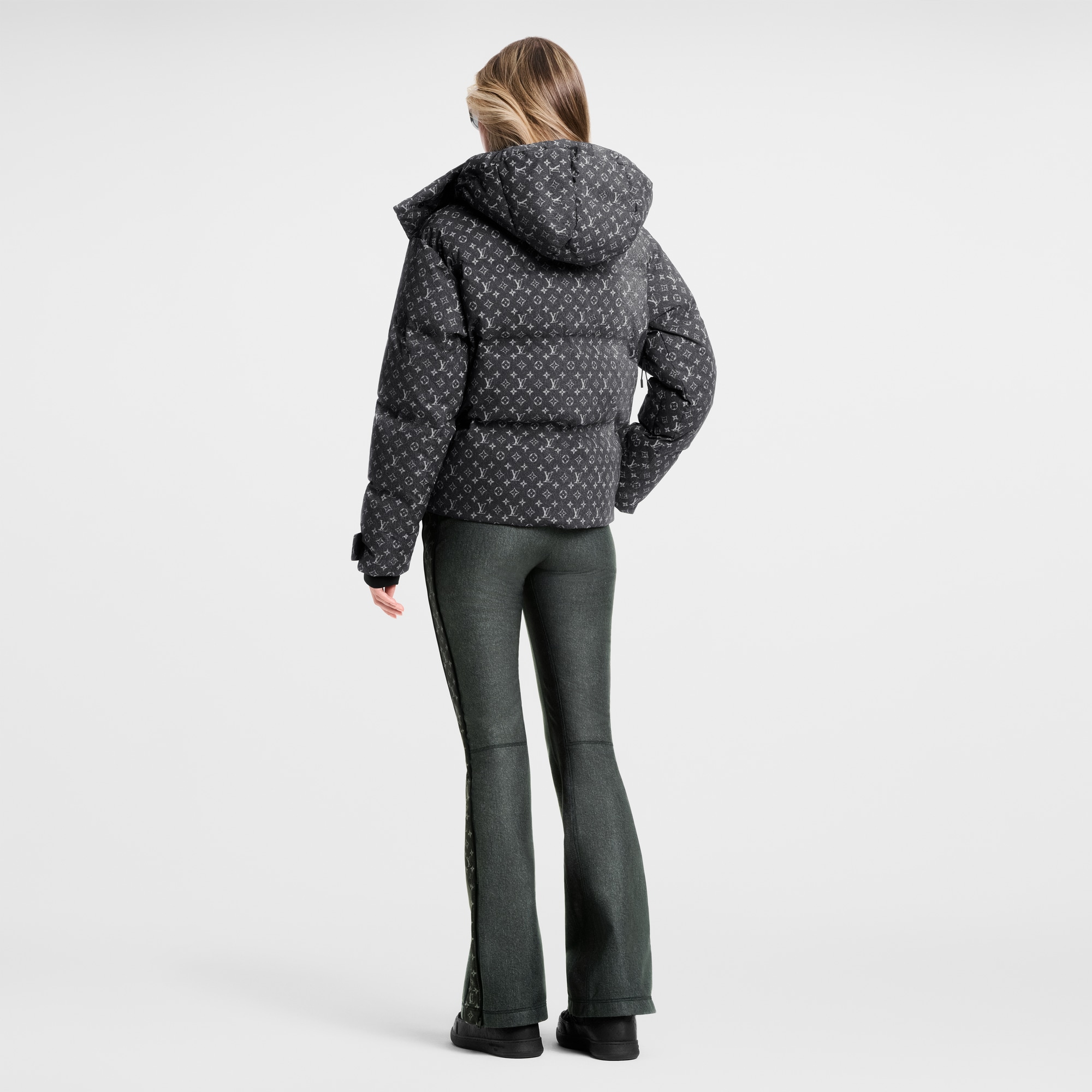 牛仔布效果 Monogram圖案滑雪外套  in 女士
