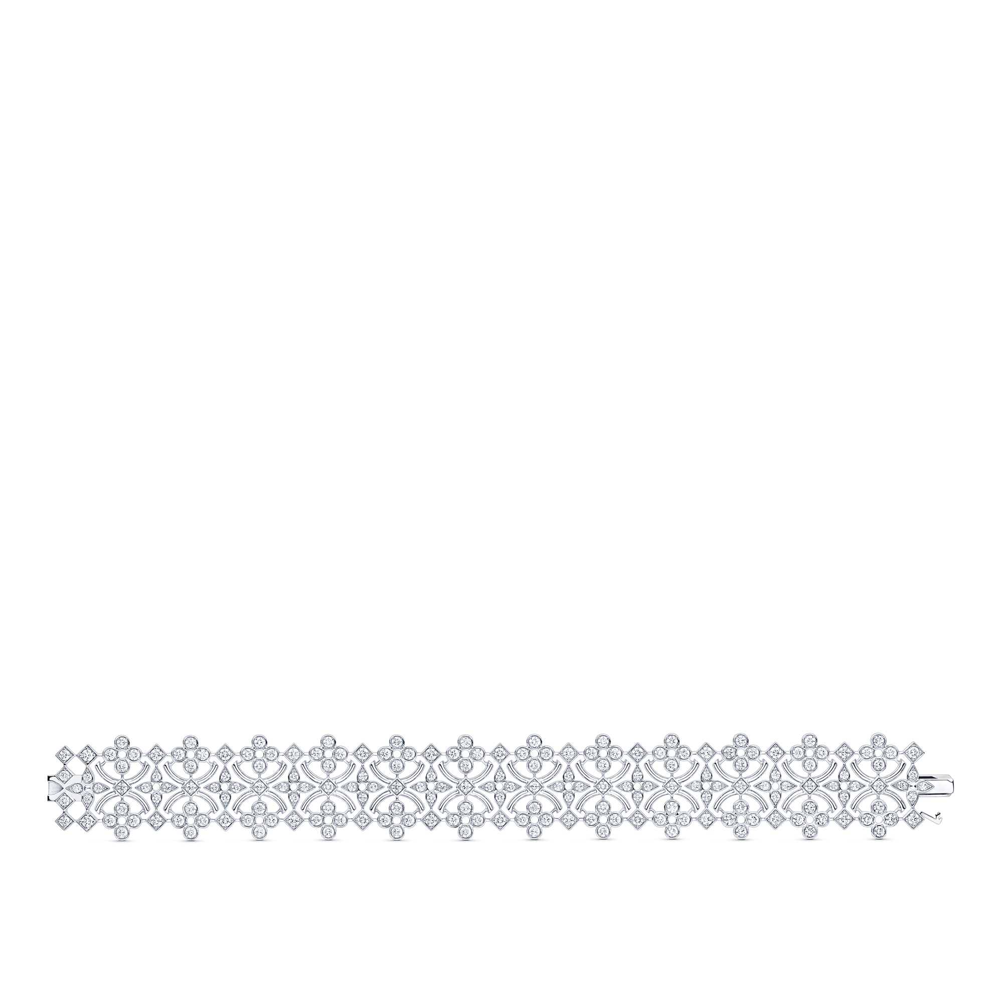 Dentelle Masterpiece 白K金配鑽石手鐲  in 珠寶系列