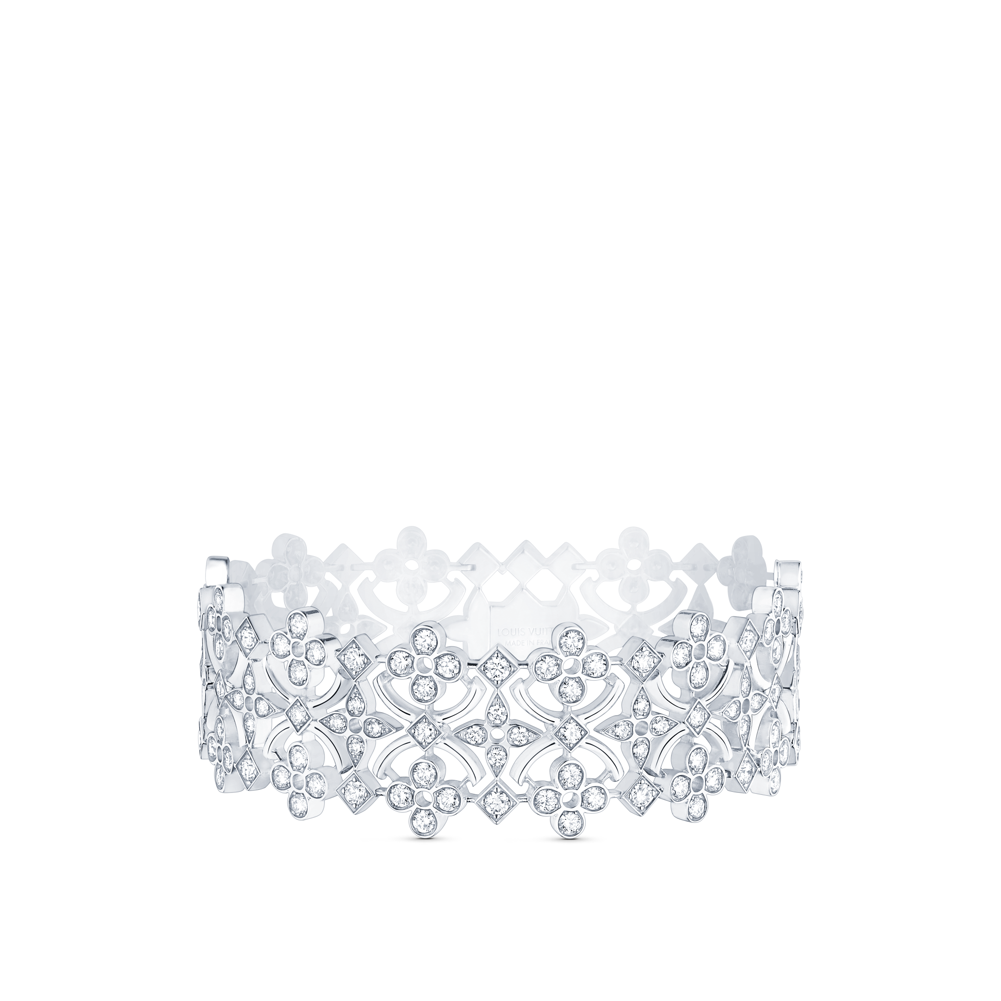 Dentelle Masterpiece 白K金配鑽石手鐲  in 珠寶系列