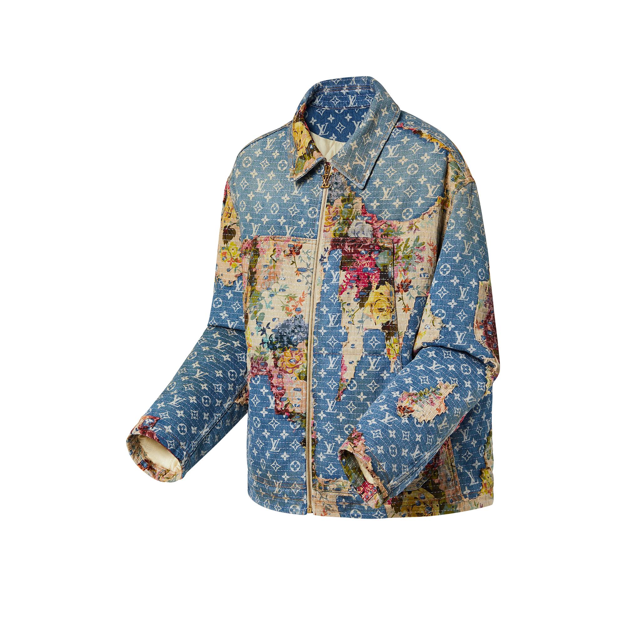破舊風格工作服牛仔外套  in 男士