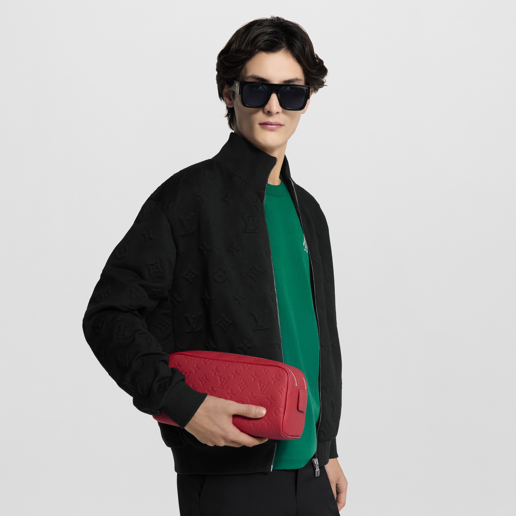 Dopp Kit Taurillon Monogram in 男士