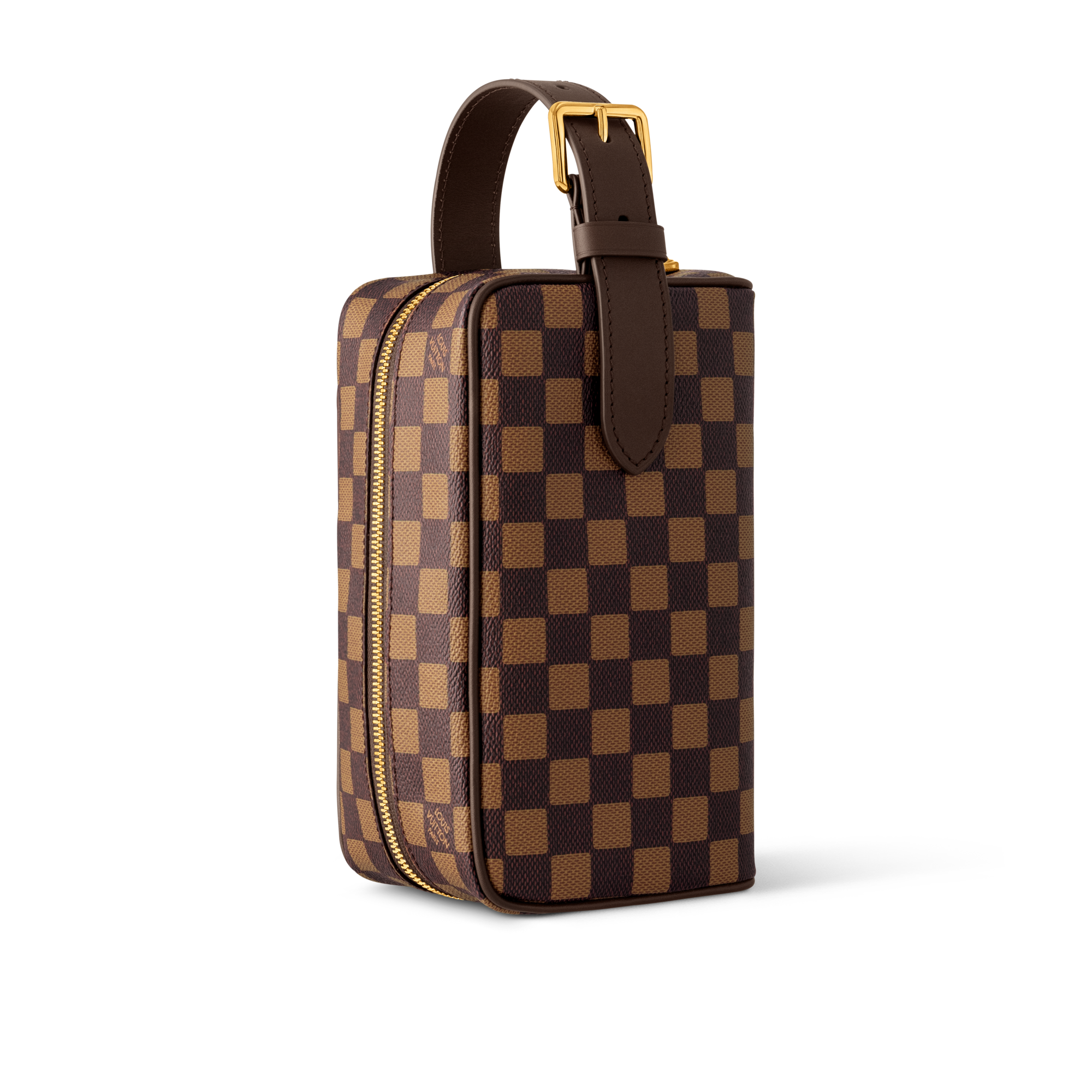 Locker Dopp Kit Damier Ebène 帆布 in 男士