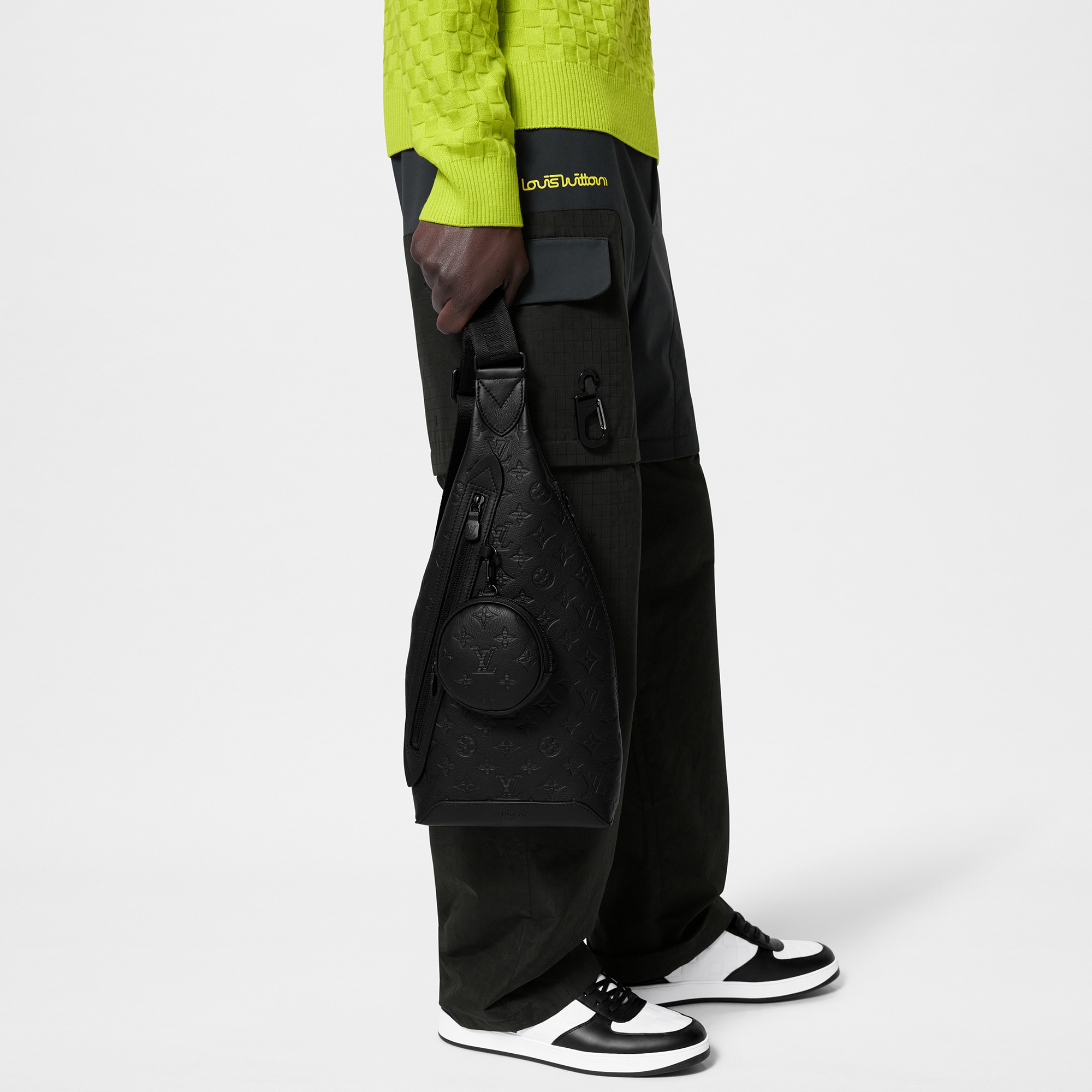 Duo 斜背包 Monogram Shadow 皮革 in 男士