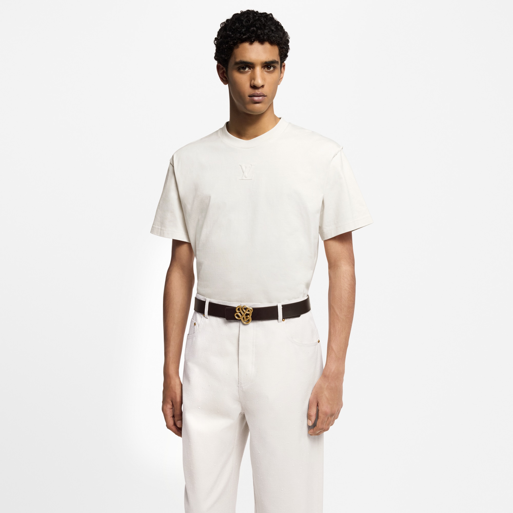 LV 壓花 T 恤  in 男士