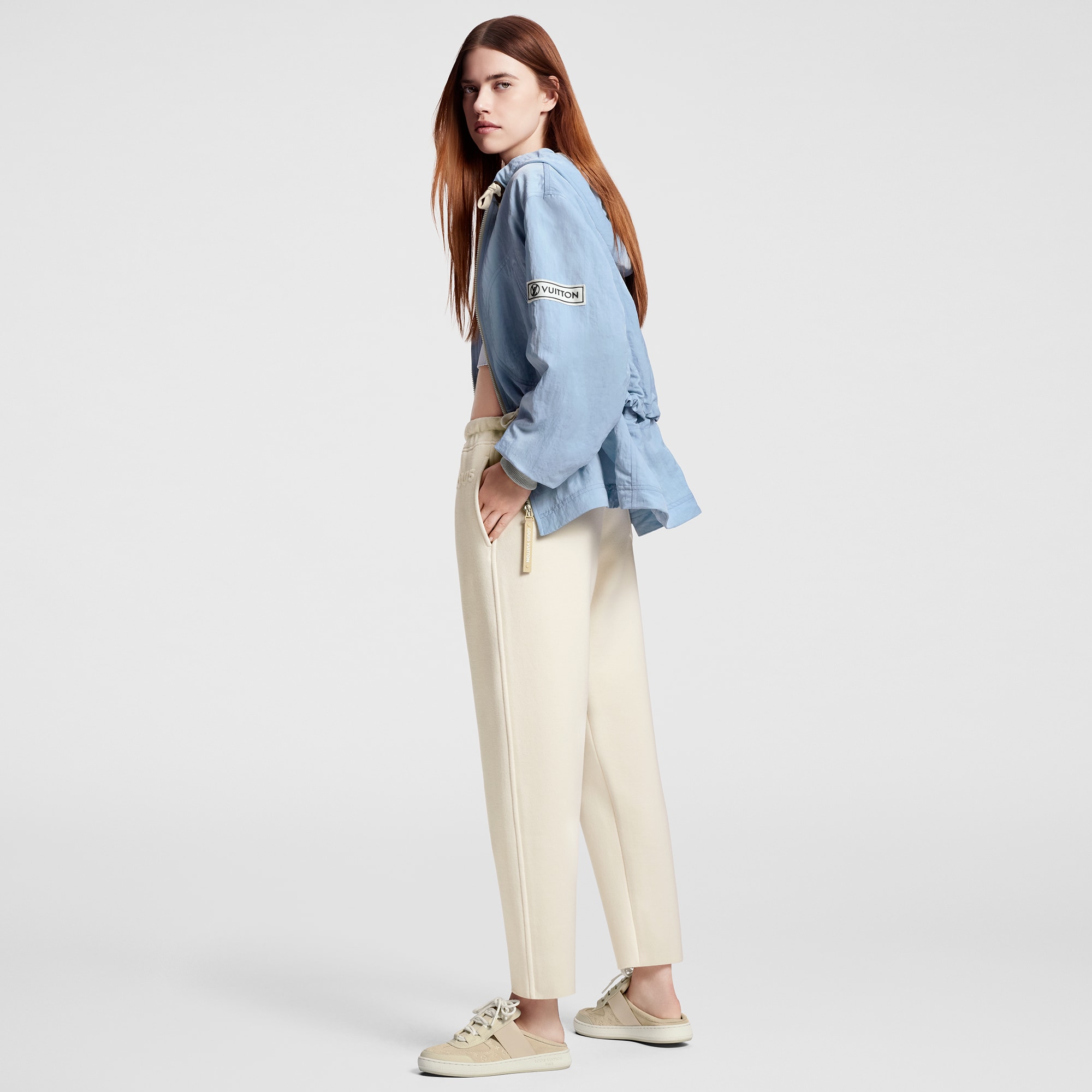 壓花標誌慢跑褲  in 女士