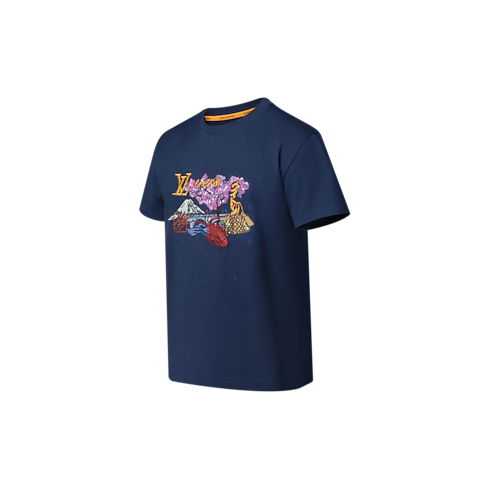 刺繡 T 恤 in 男士's 時裝系列 T 恤及馬球衫 collections by Louis Vuitton (產品縮放)