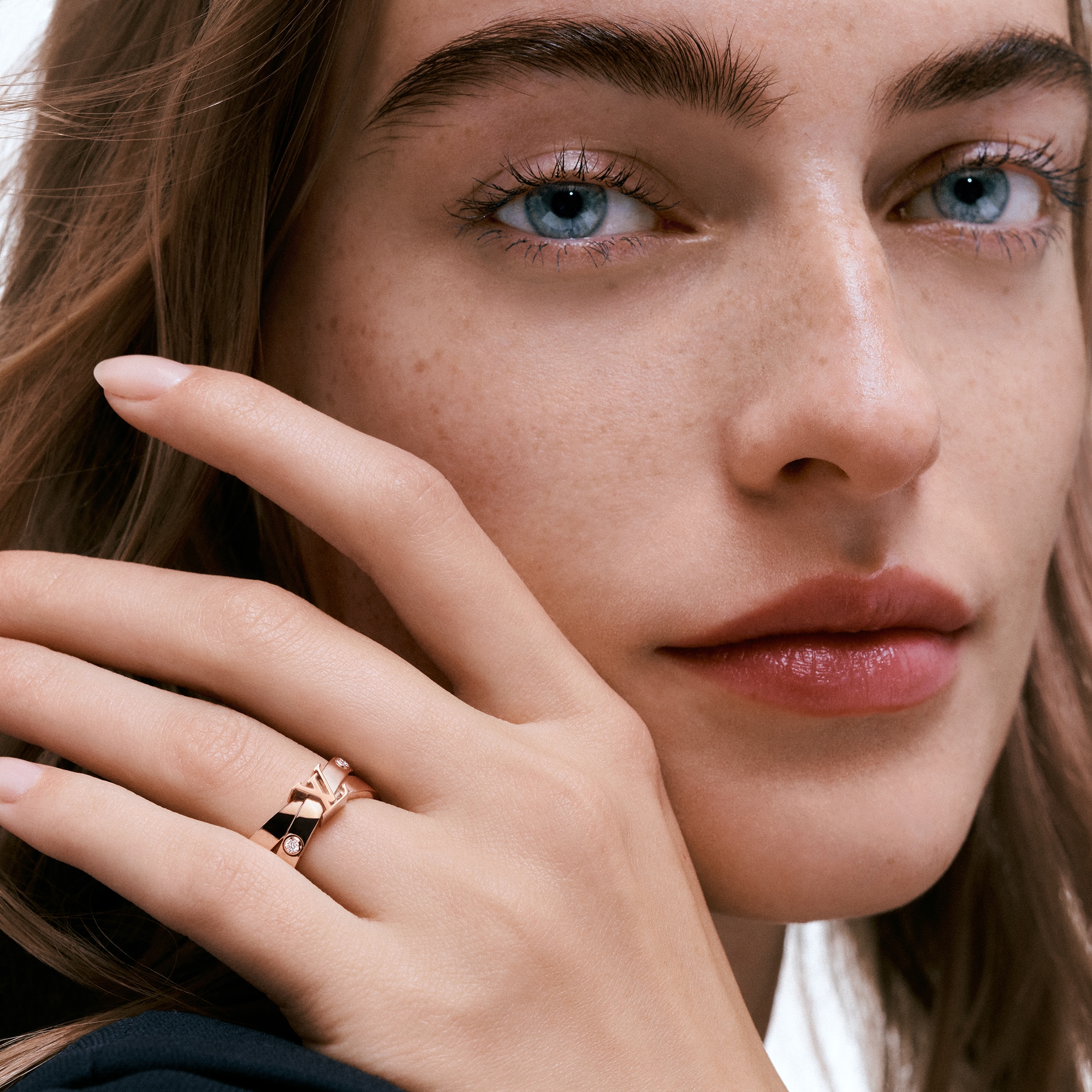 Empreinte 玫瑰K金配鑽石戒指  in 珠寶系列