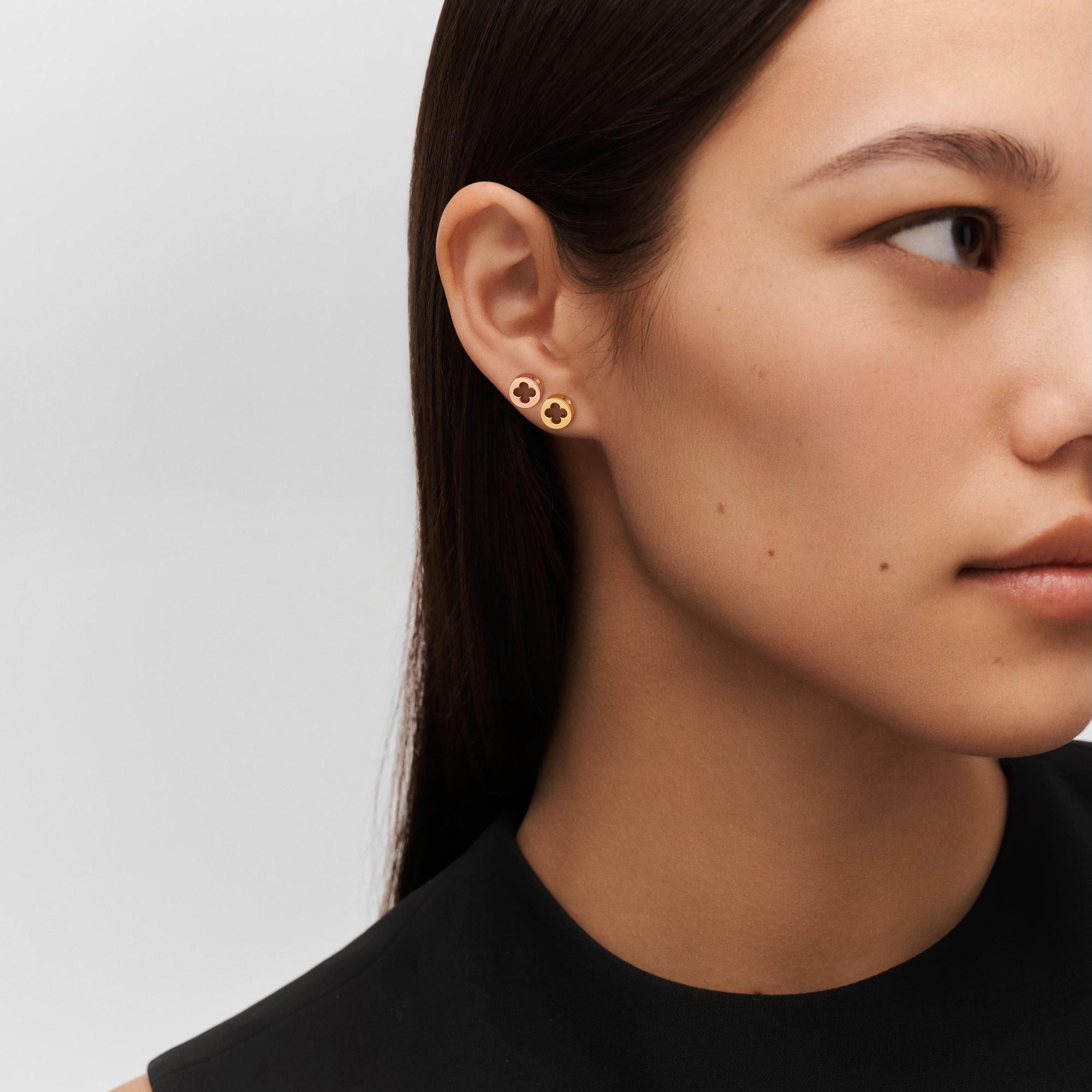 Empreinte 玫瑰K金耳釘  in 珠寶系列