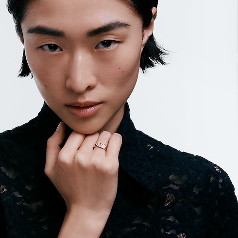 Empreinte 玫瑰K金配鑽石戒指 in 珠寶系列's 按類別瀏覽 戒指 collections by Louis Vuitton (產品縮放)