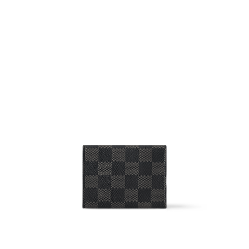 Enveloppe Carte De Visite 名片套 Damier Graphite 帆布 in 男士's 錢包及小型皮件 名片夾及護照套 collections by Louis Vuitton (產品縮放)