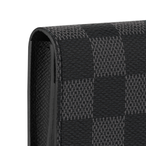 Enveloppe Carte De Visite 名片套 Damier Graphite 帆布 in 男士's 錢包及小型皮件 名片夾及護照套 collections by Louis Vuitton (產品縮放)