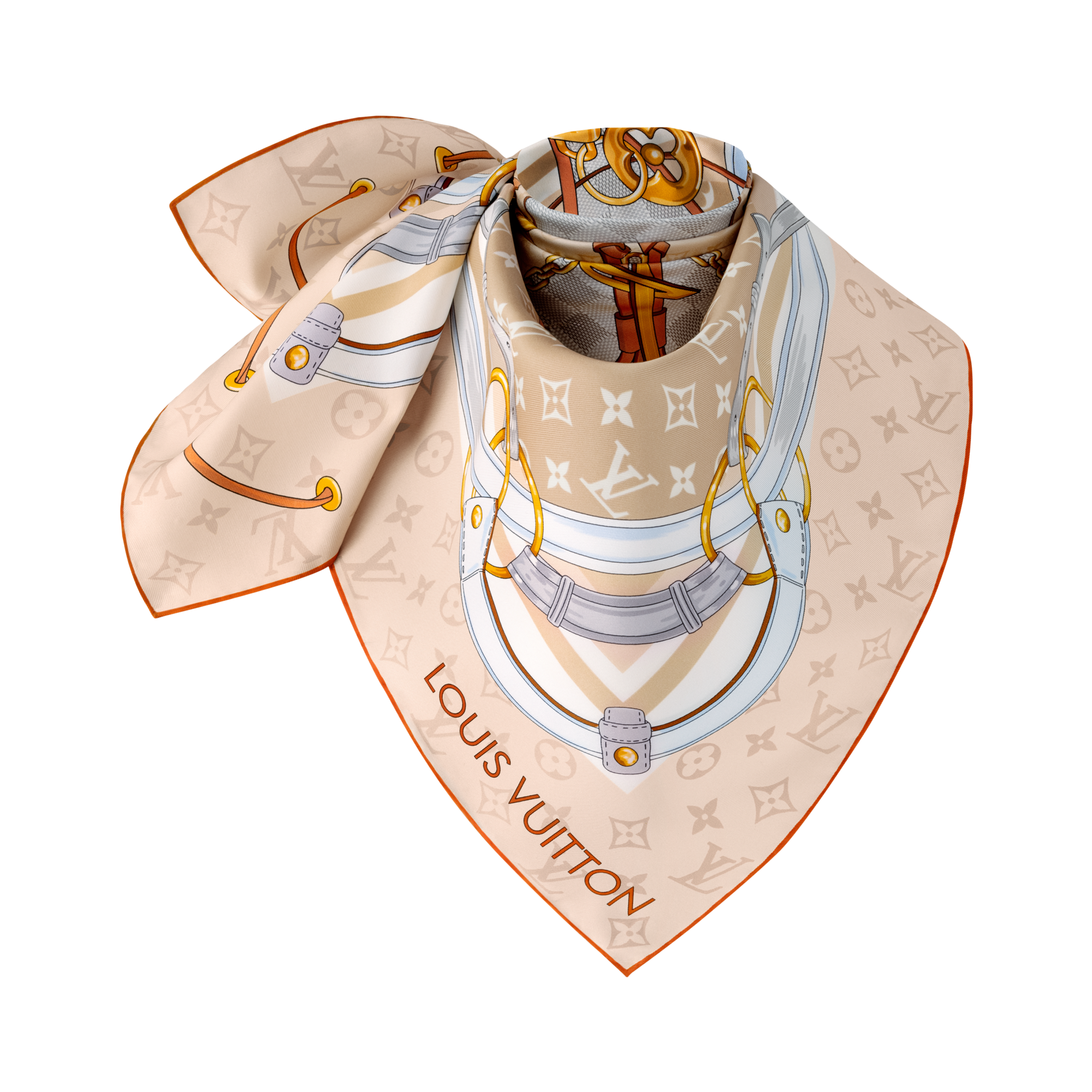 Flower And Straps 90方巾 . in 女士