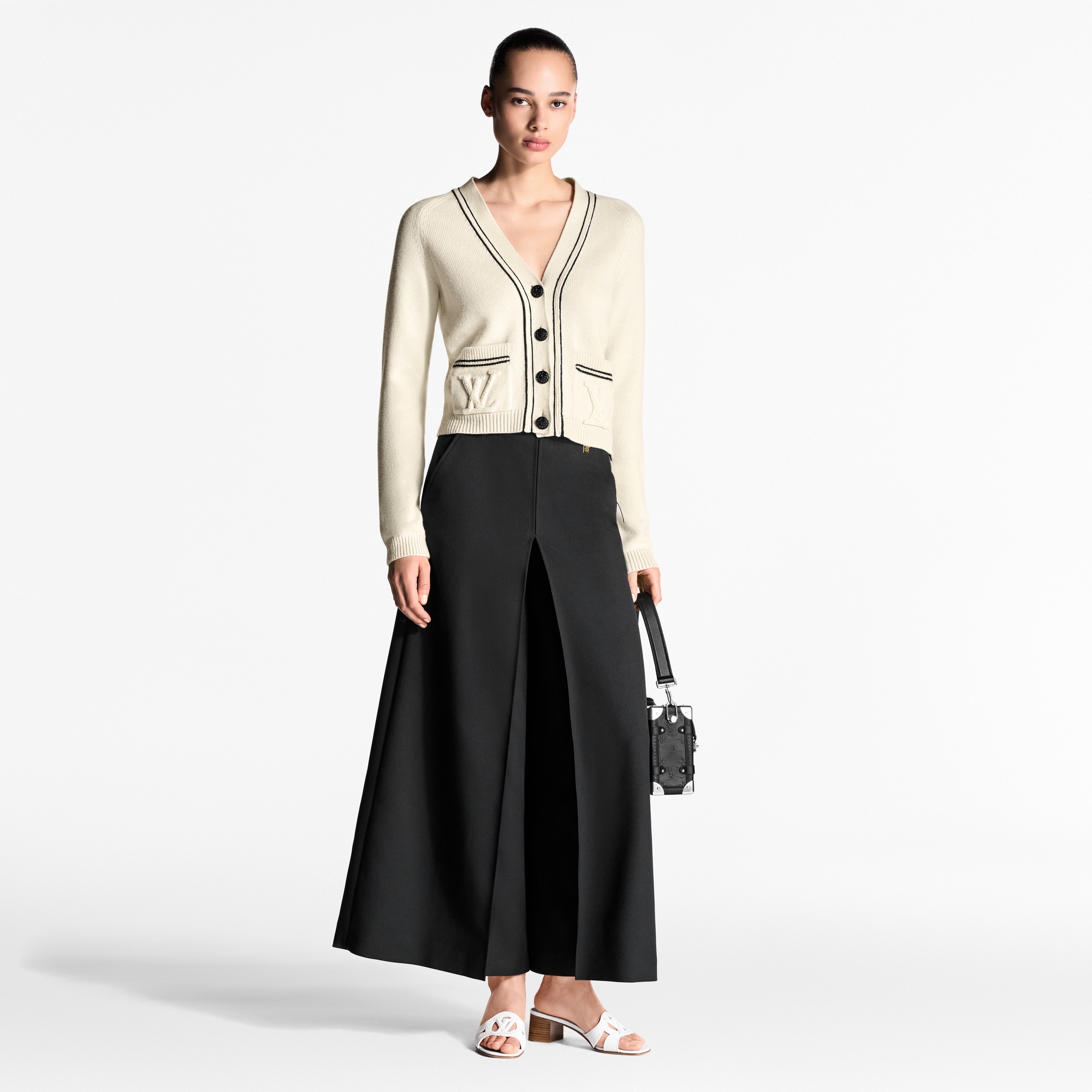 Gabardine 褶襉長褲  in 女士