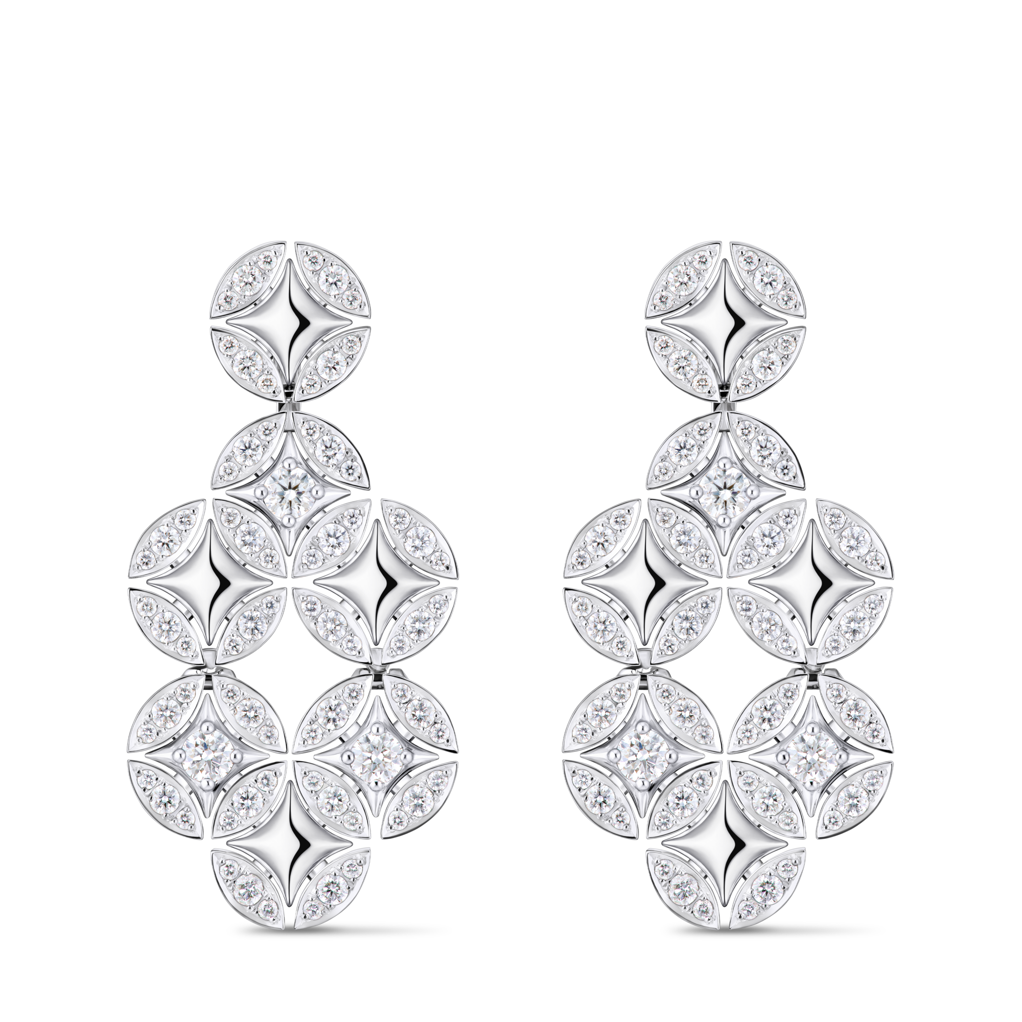 Galaxie 白K金配鑽石耳環  in Les Extraordinaires