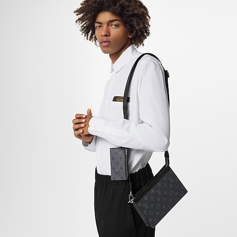 Gaston 隨身錢包 Monogram Eclipse 帆布 in 男士's 錢包及小型皮件 男裝錢包、皮夾及小型皮件總覽 collections by Louis Vuitton (產品縮放)