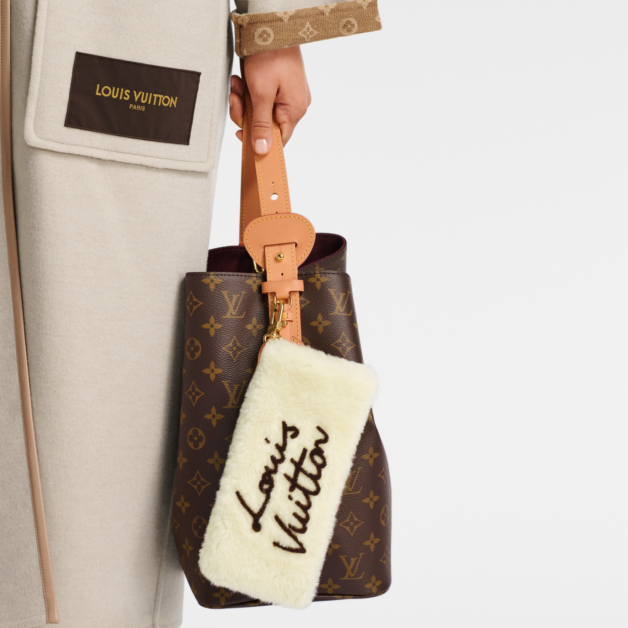 Glasses Pouch LV Script 鎖匙扣 . in 女士