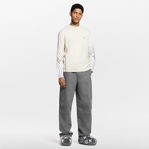 幾何風針織圓領上衣 in 全新系列's 男士系列 LV Ski 系列 collections by Louis Vuitton (產品縮放)