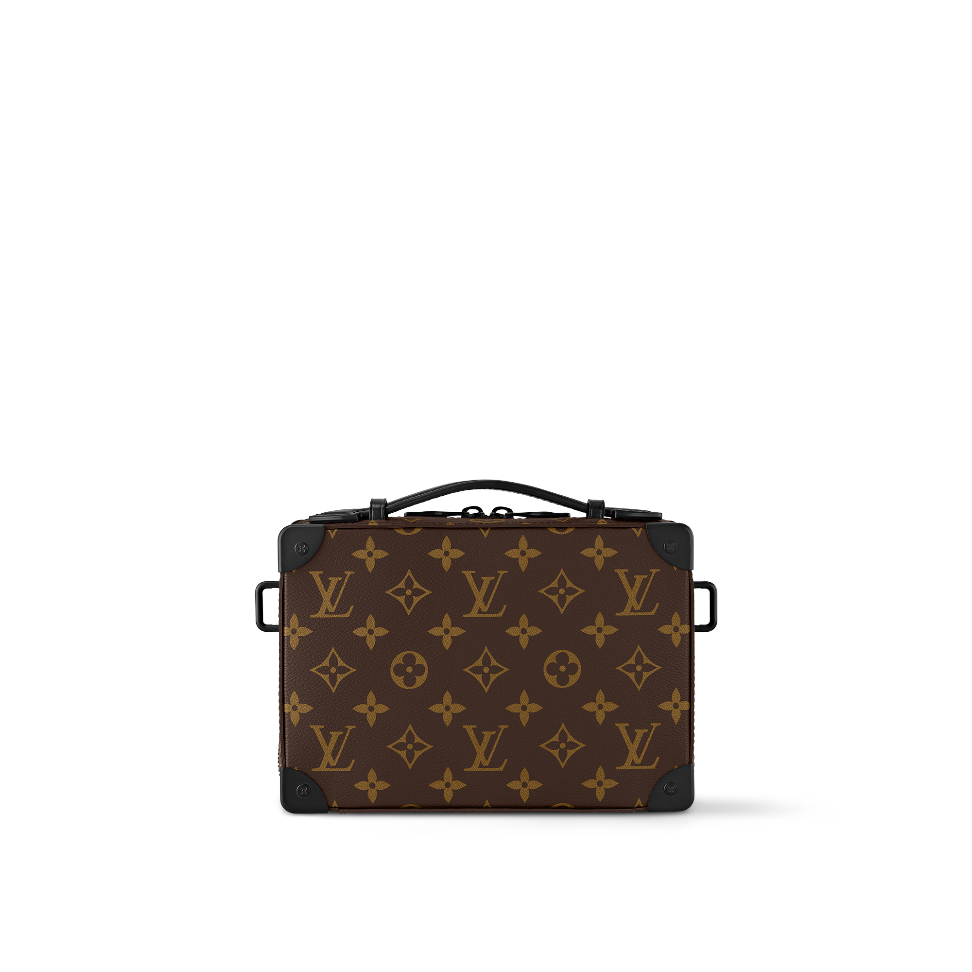 Handle Soft Trunk Monogram Macassar 帆布 in 男士