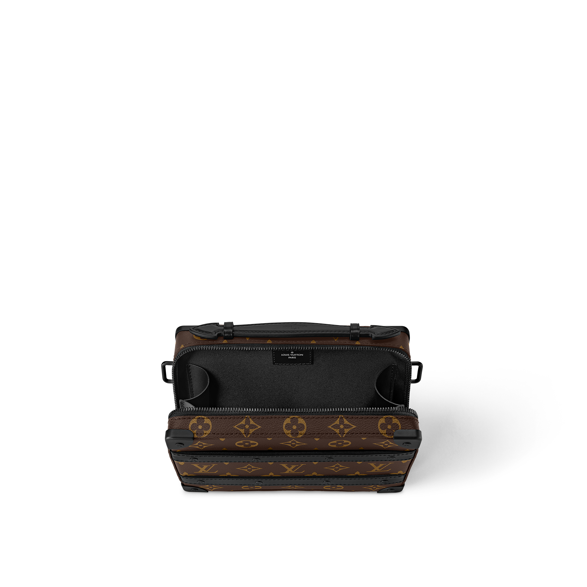 Handle Soft Trunk Monogram Macassar 帆布 in 男士