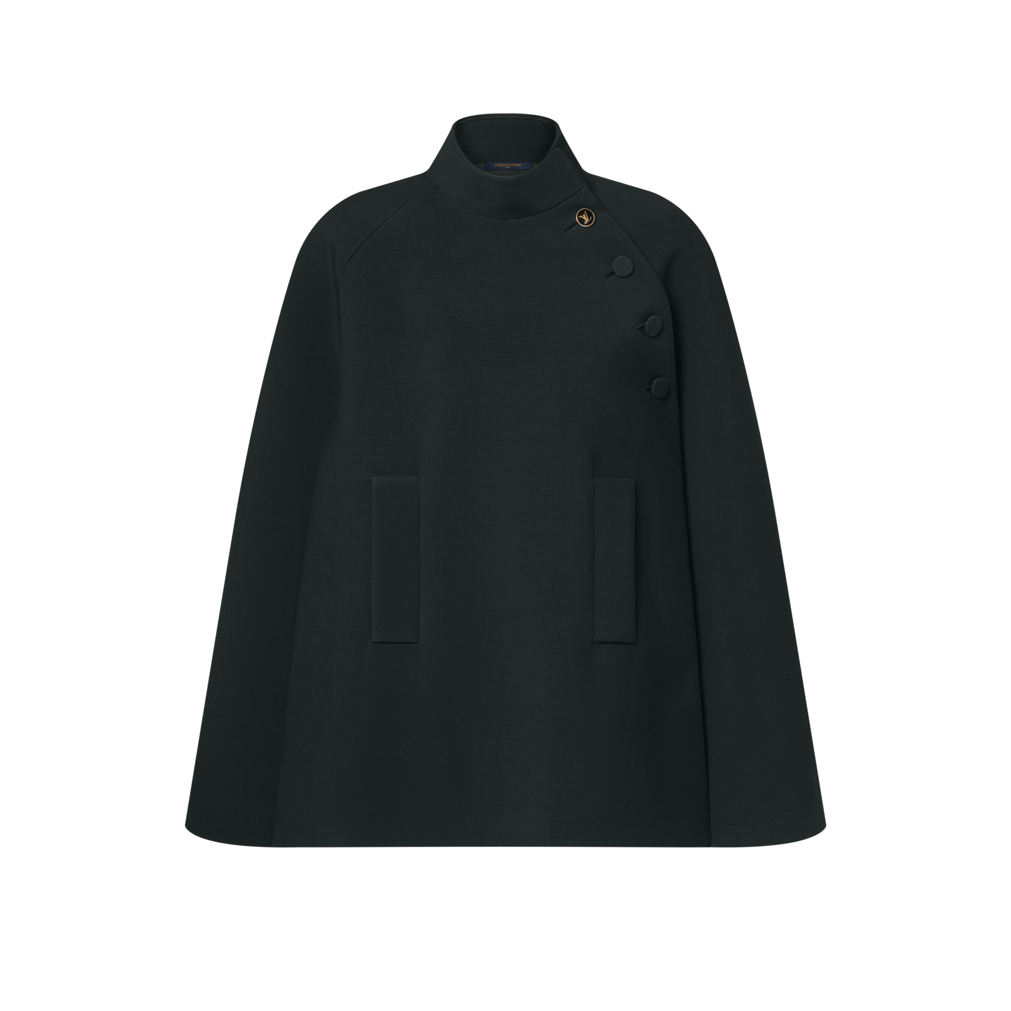 高領斗篷式大衣  in 女士