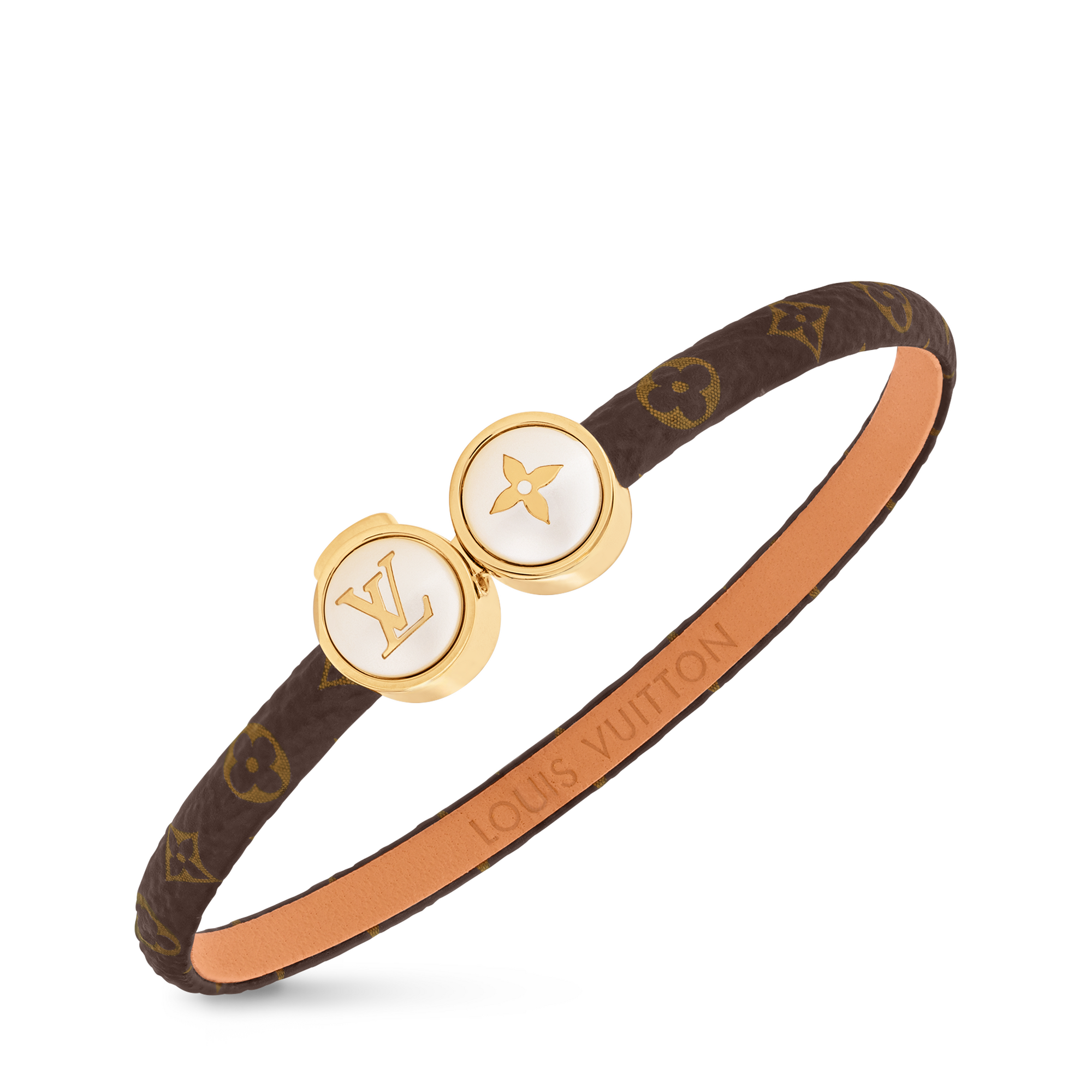 Historic Mini Pearl 手環 Monogram 帆布 in 女士