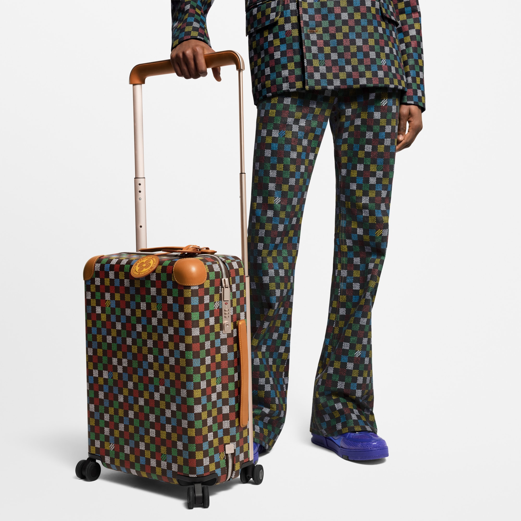 Horizon 55 Damier Ebène 帆布 in 男士
