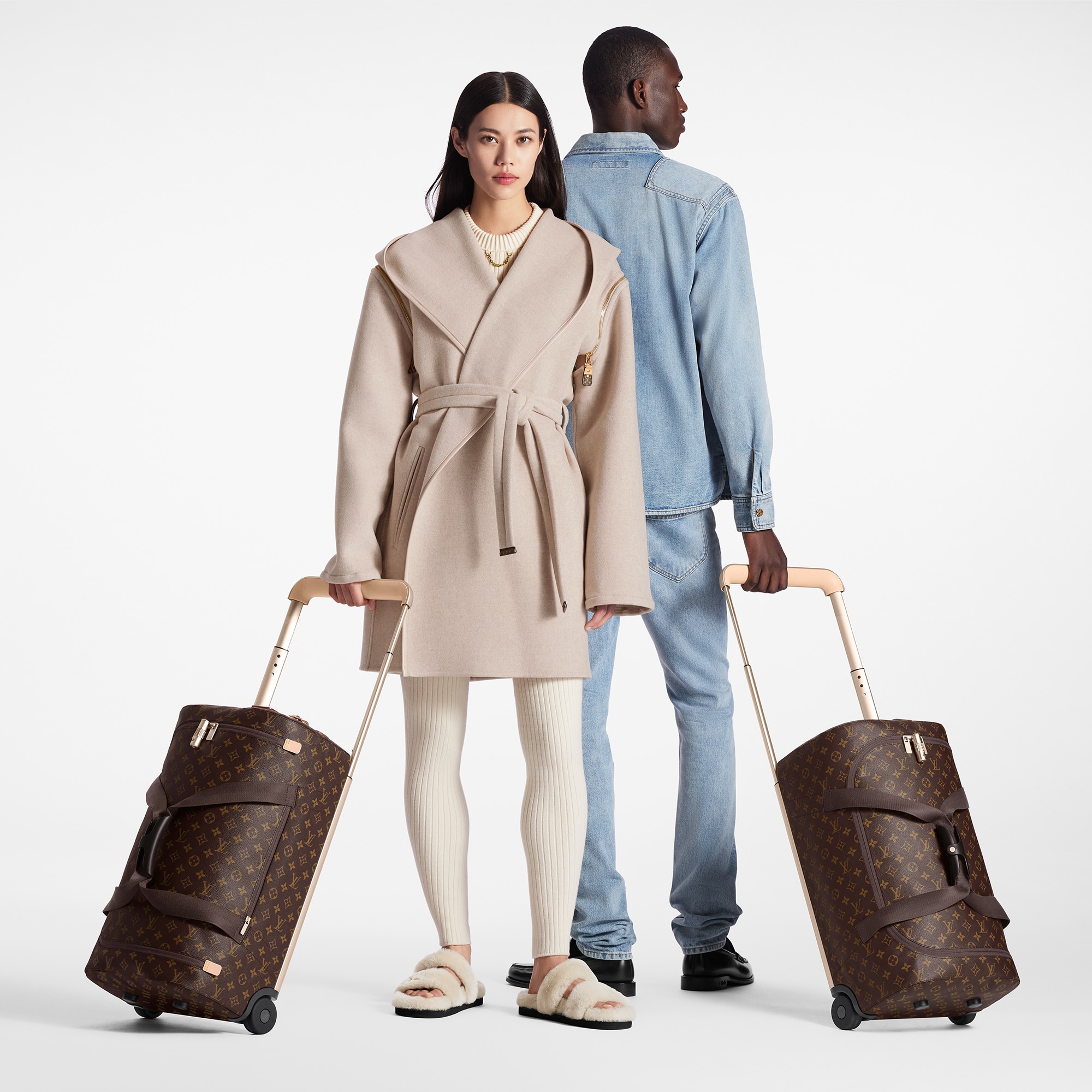 Horizon Soft Duffle 55 Monogram 帆布 in 男士