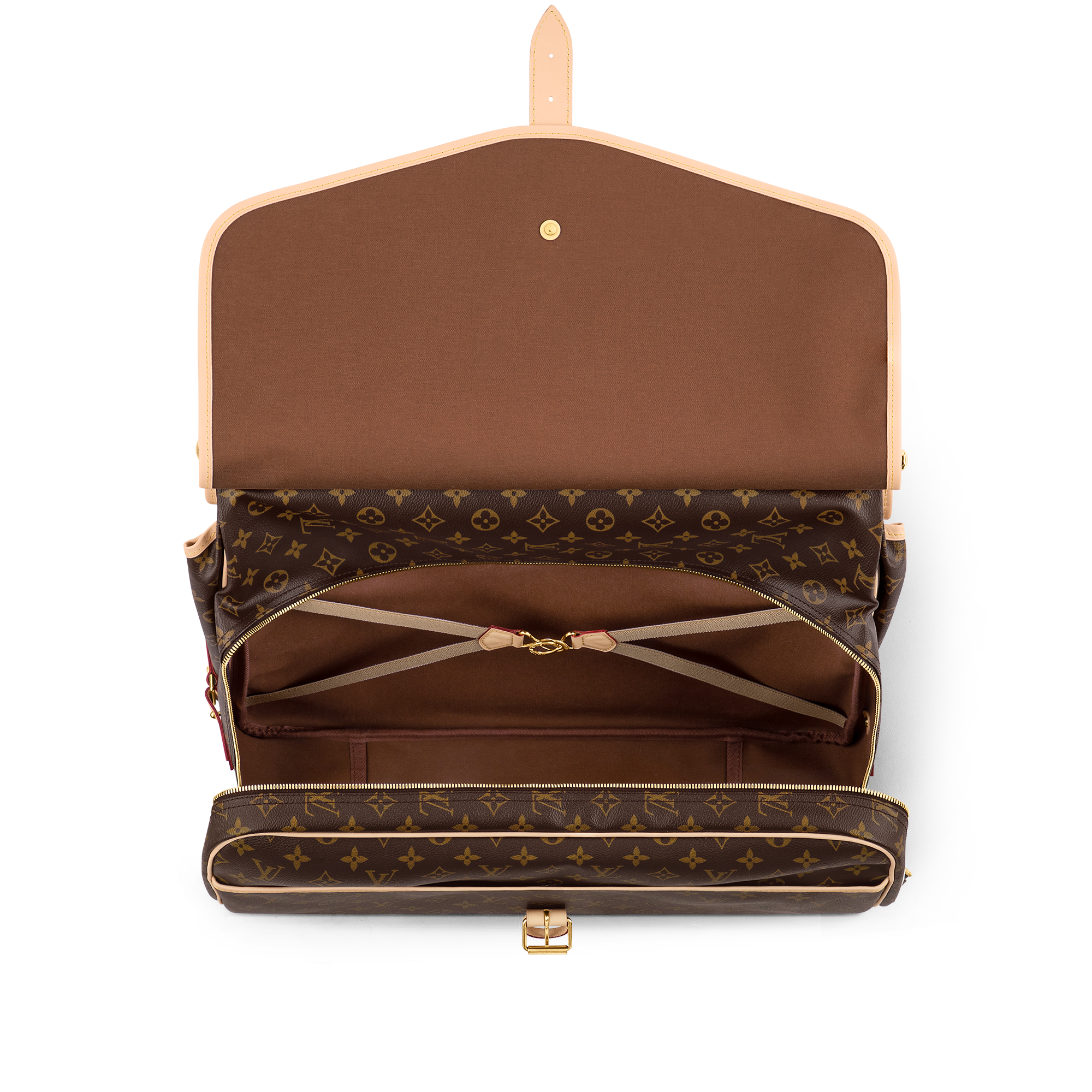 Hunting Bag Monogram 帆布 in 時尚包包及小型皮件