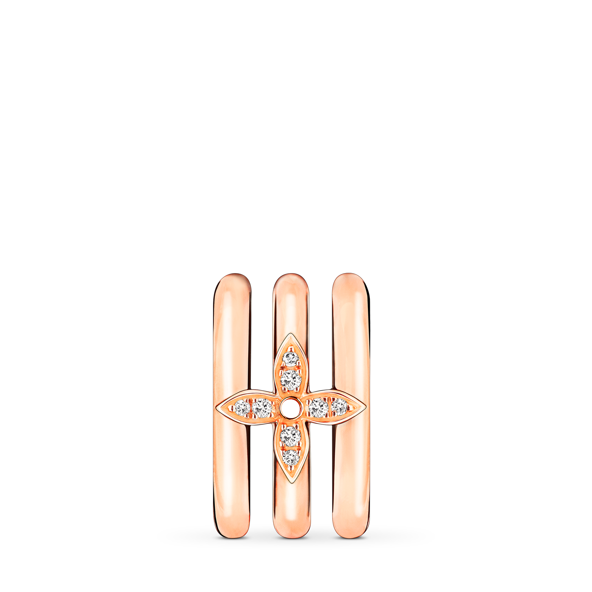 Idylle Blossom 玫瑰K金配鑽石單枚耳骨夾  in 珠寶系列