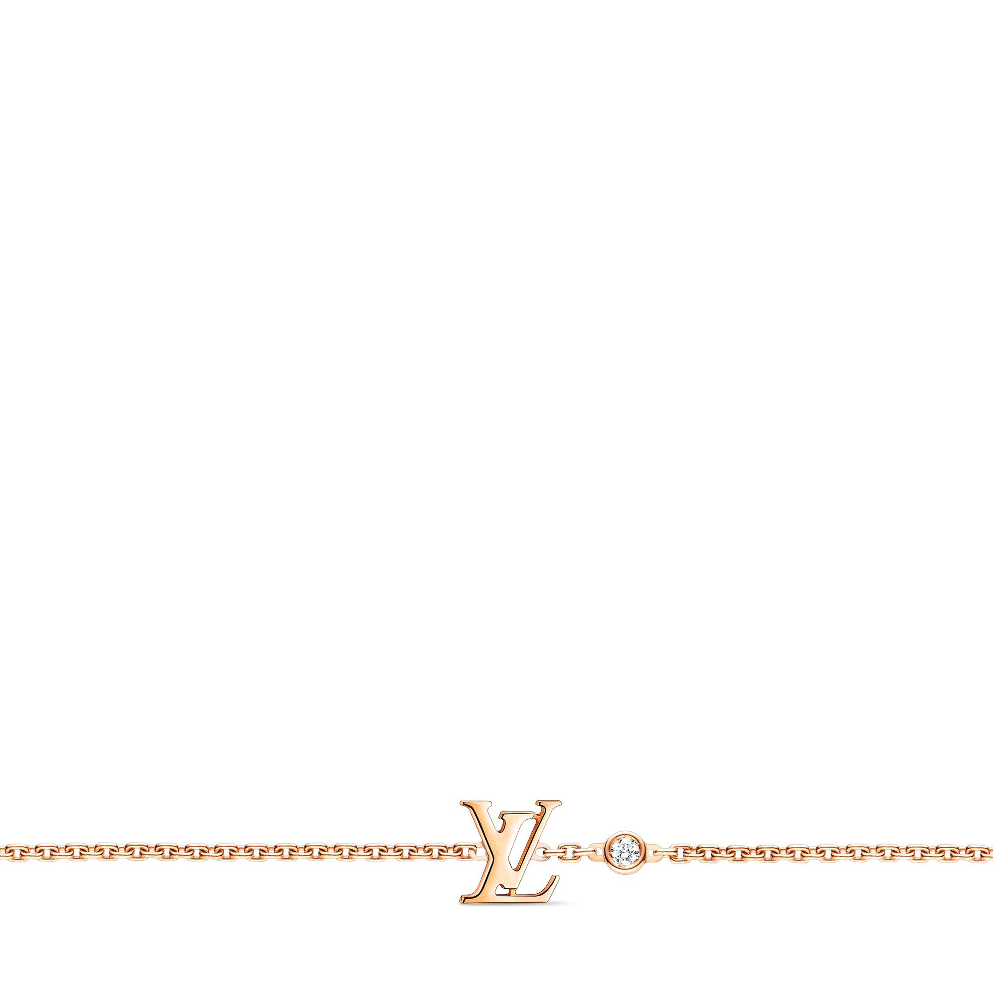 Idylle Blossom LV 玫瑰K金配鑽石手鍊  in 珠寶系列