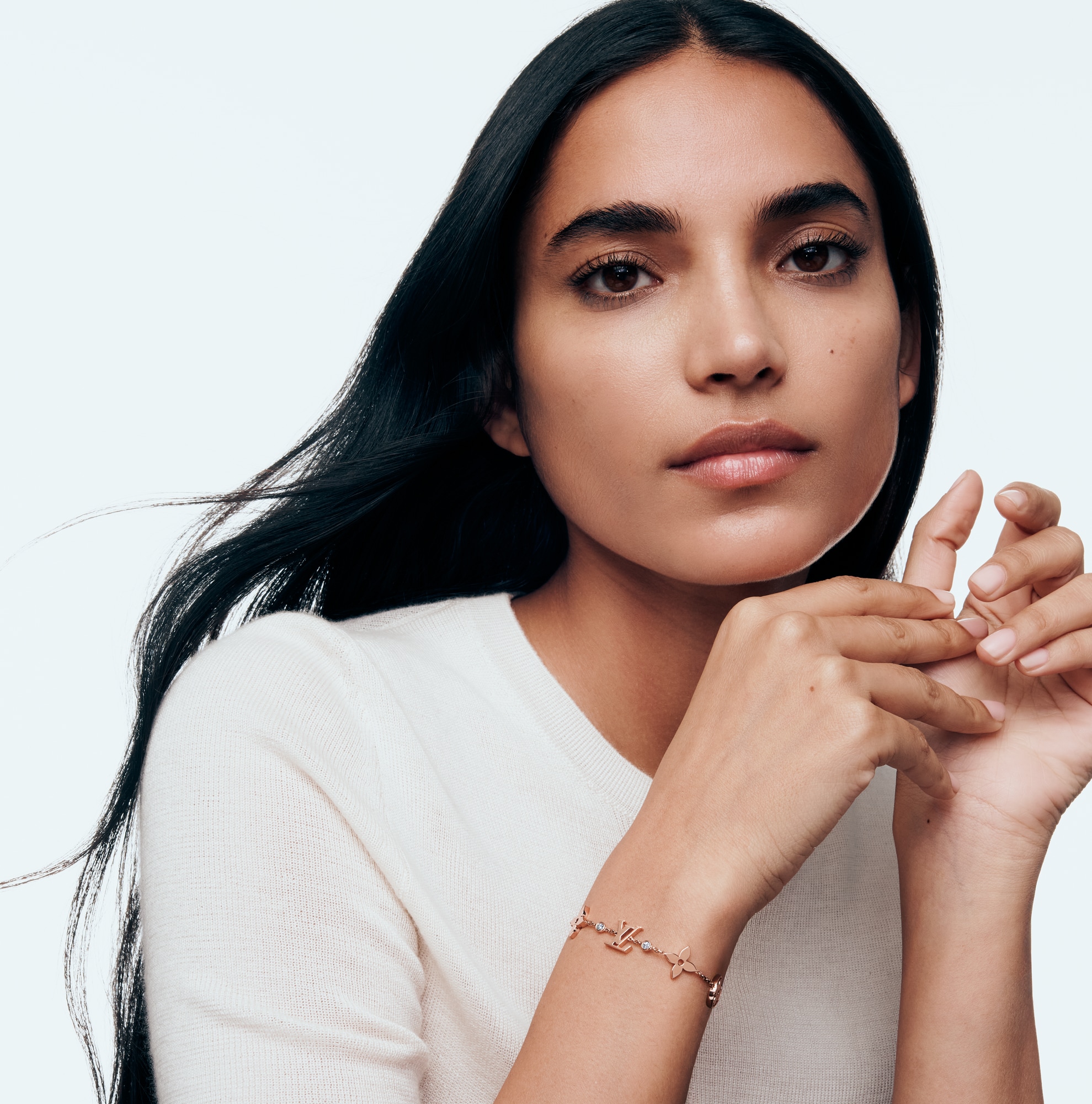 Idylle Blossom Multi-Motif 手鍊 - 配玫瑰K金及鑽石  in 珠寶系列