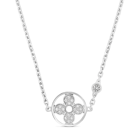 Idylle Blossom 白K金配鑽石圓牌 in 珠寶系列's 按類別瀏覽 高級珠寶總覽 collections by Louis Vuitton