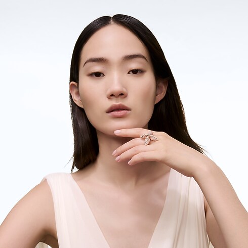 Idylle Blossom 戒指 - 配玫瑰K金及鑽石 in Les Extraordinaires's 珠寶系列 戒指 collections by Louis Vuitton (產品縮放)