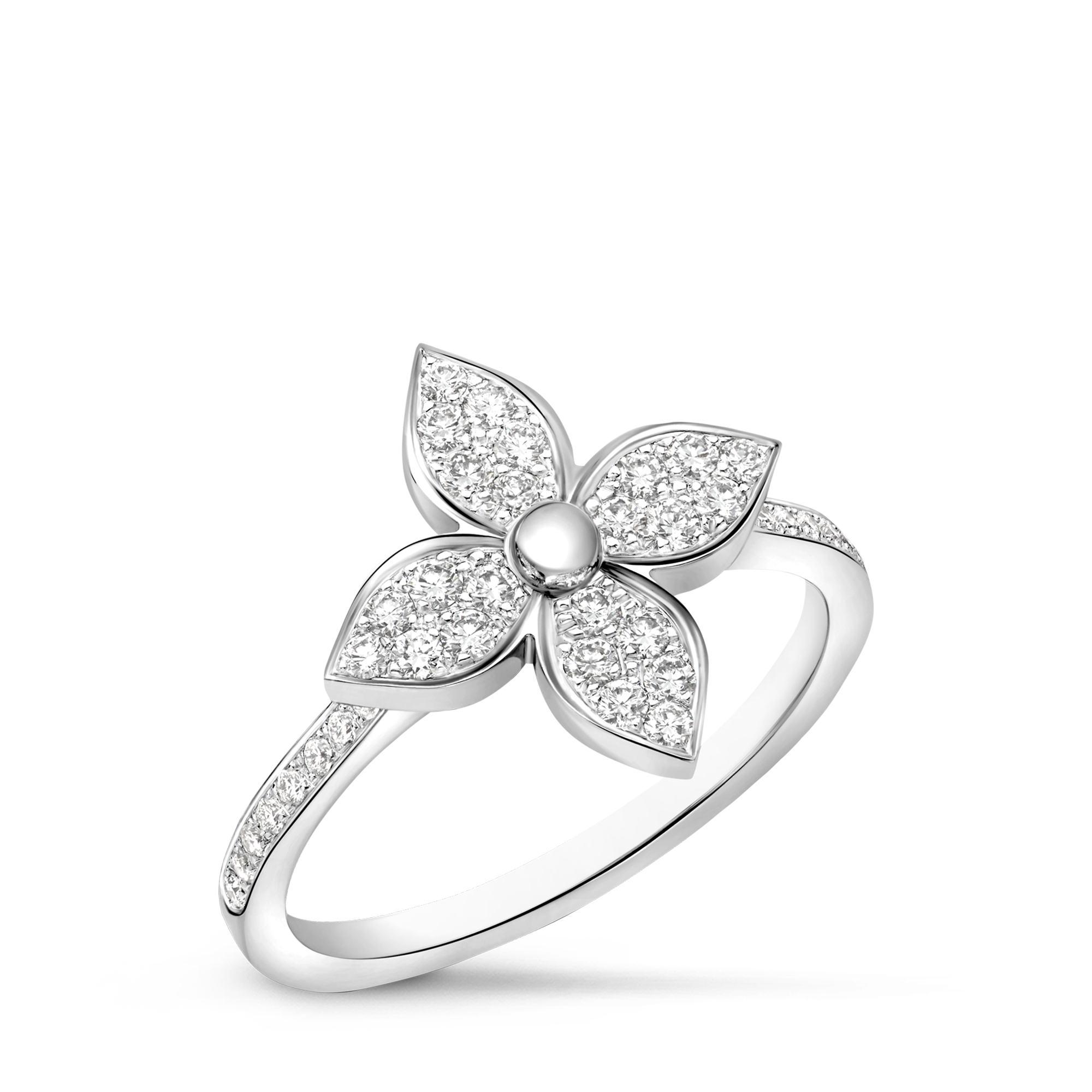 Idylle Blossom 戒指 - 配白K金及鑽石  in 珠寶系列