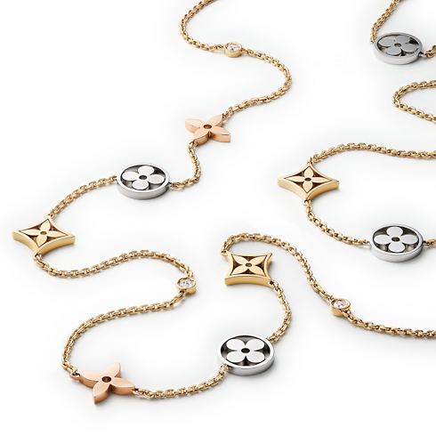 Idylle Blossom 三色金配鑽石長項鍊 in 珠寶系列's 按類別瀏覽 高級珠寶總覽 collections by Louis Vuitton (產品縮放)