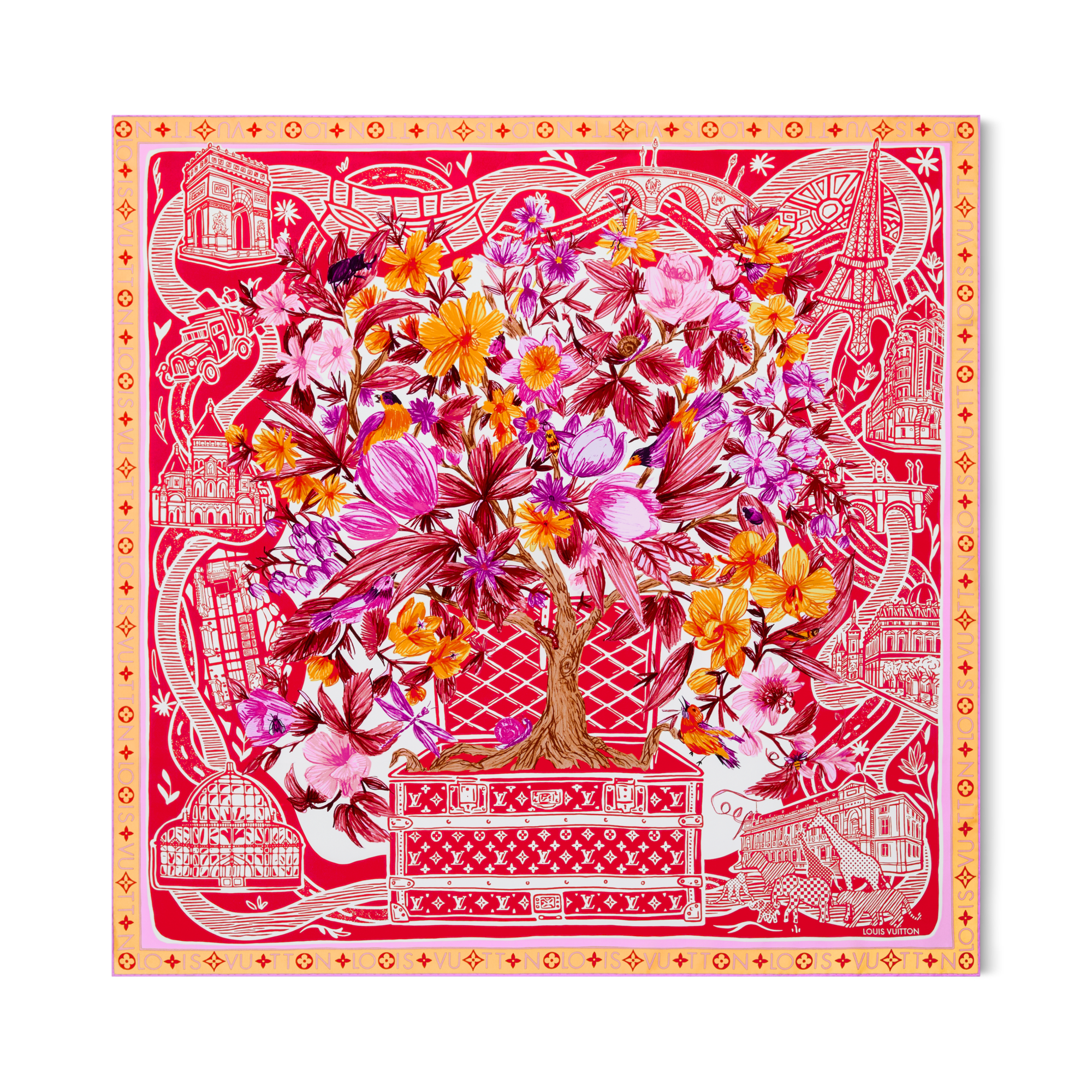 Jardin Des Plantes 90方巾 . in 女士