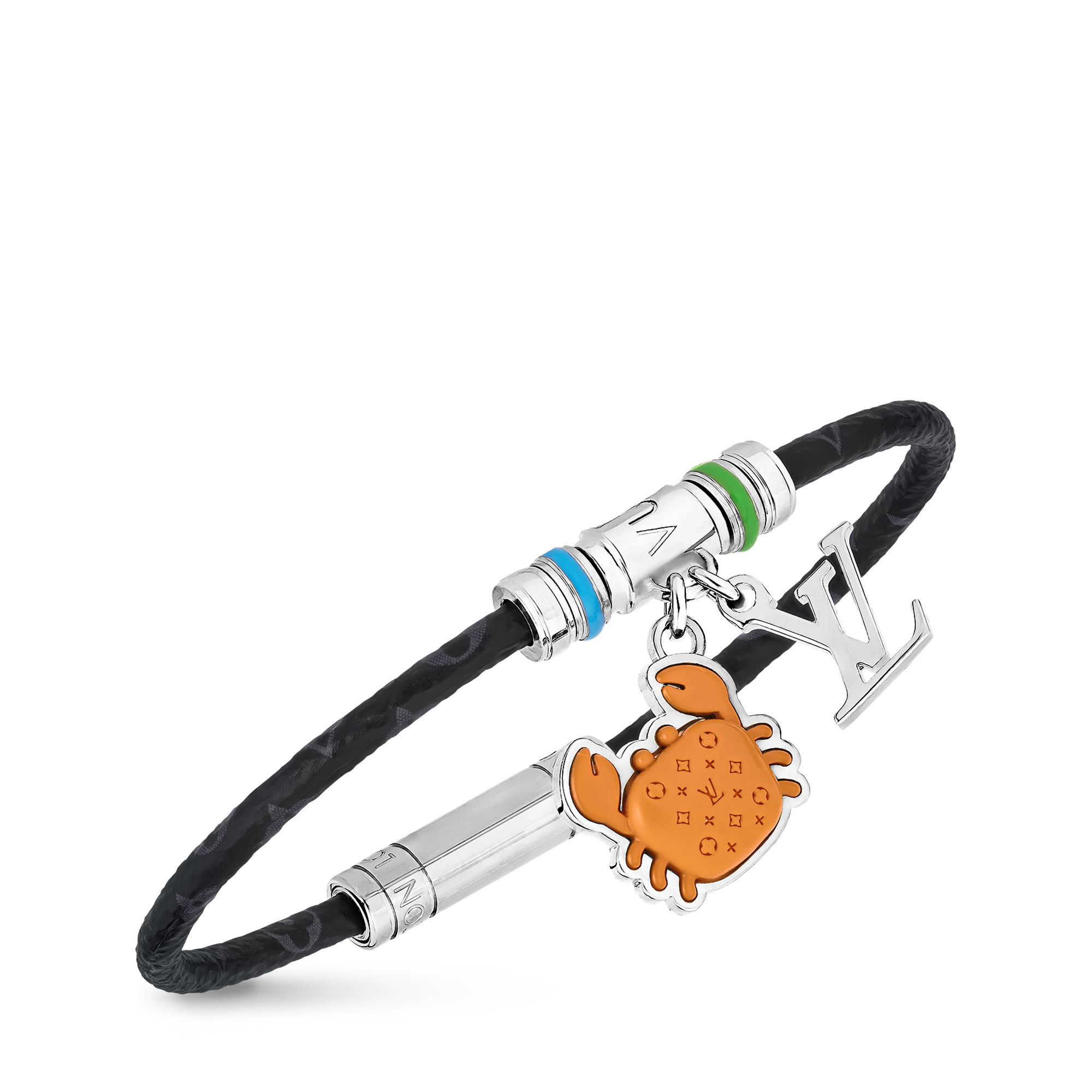 Keep It Crab 手環 Monogram Eclipse 帆布 in 男士