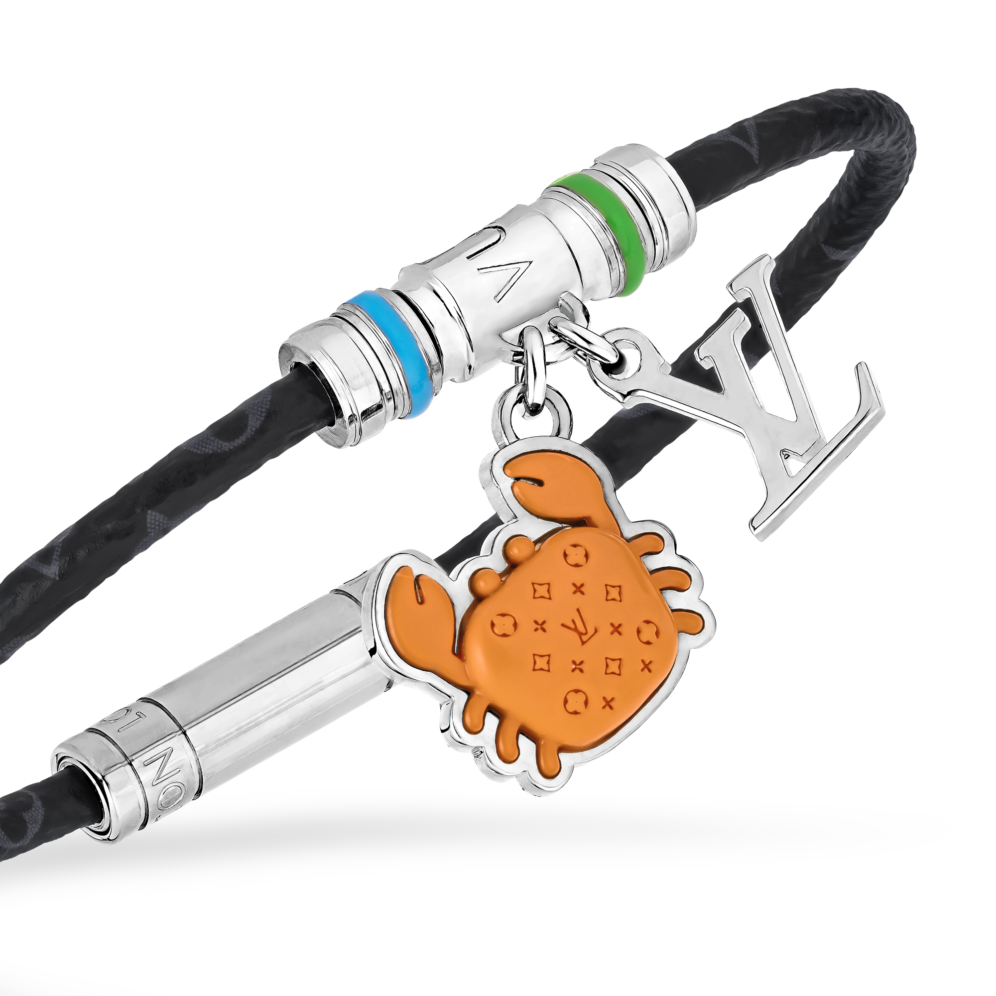 Keep It Crab 手環 Monogram Eclipse 帆布 in 男士