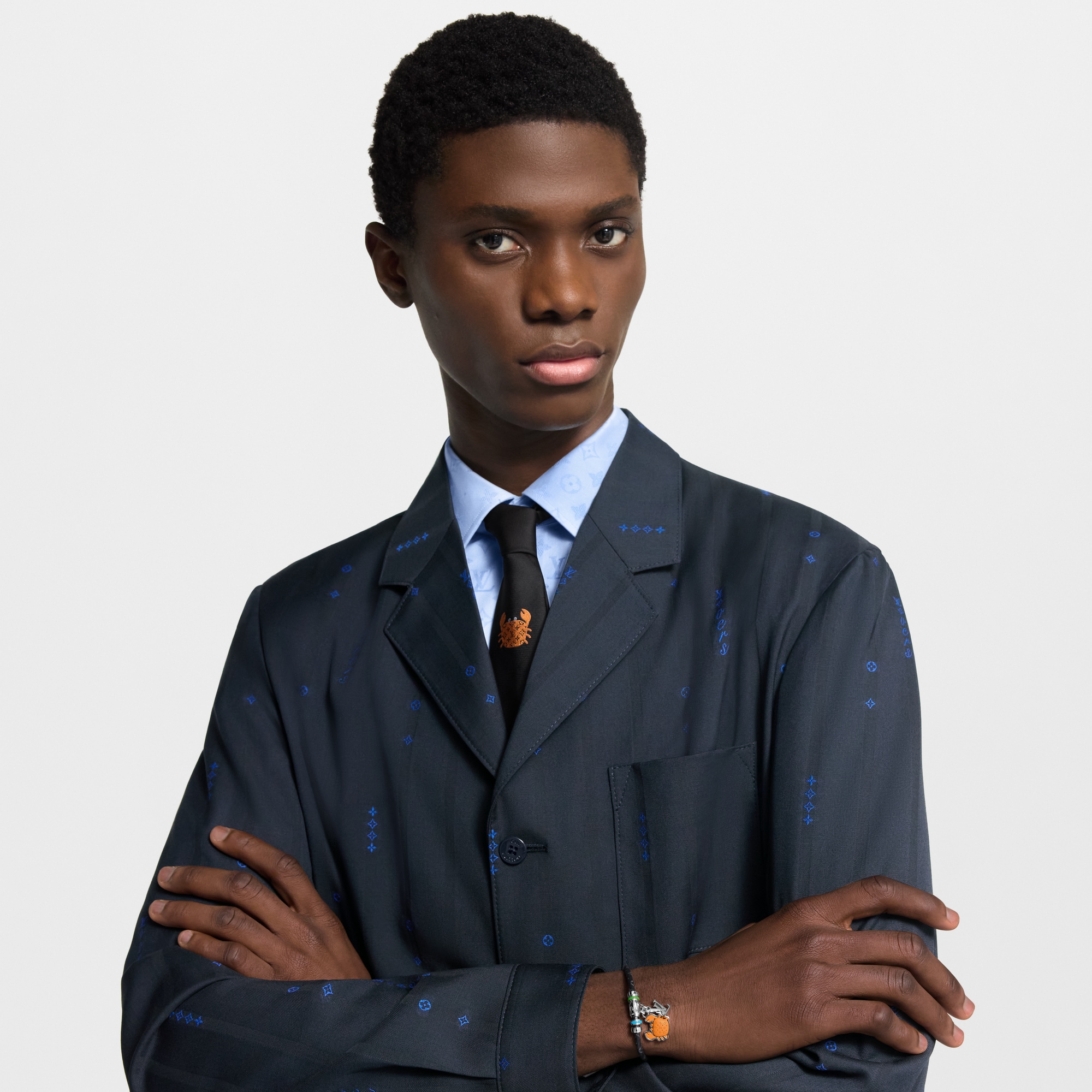 Keep It Crab 手環 Monogram Eclipse 帆布 in 男士