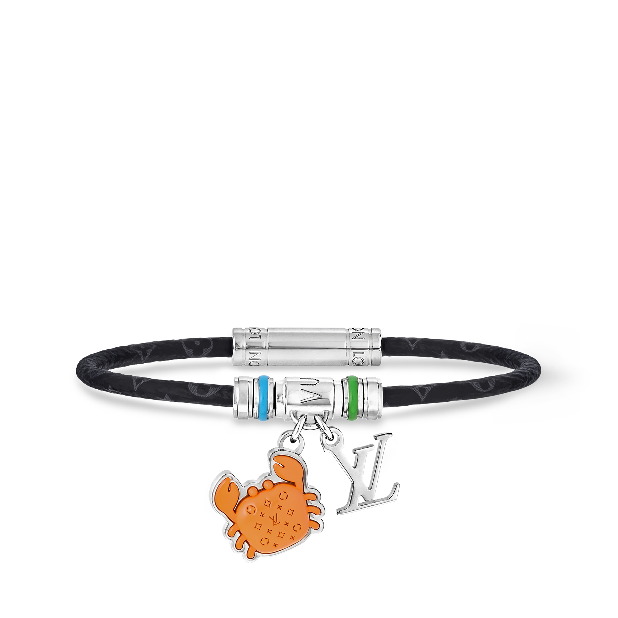 Keep It Crab 手環 Monogram Eclipse 帆布 in 男士