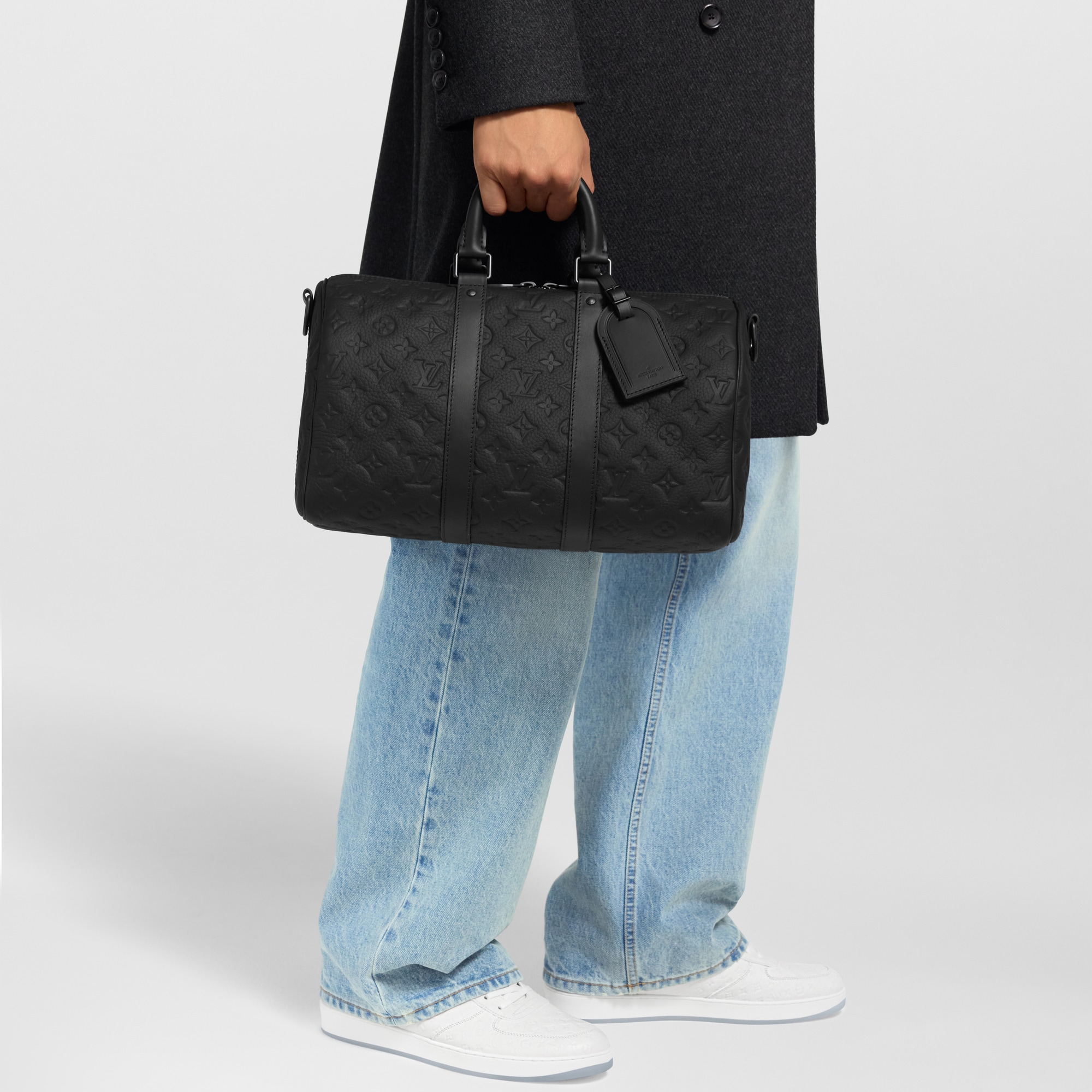 Keepall Bandoulière 35 Monogram Taurillon 皮革 in 男士